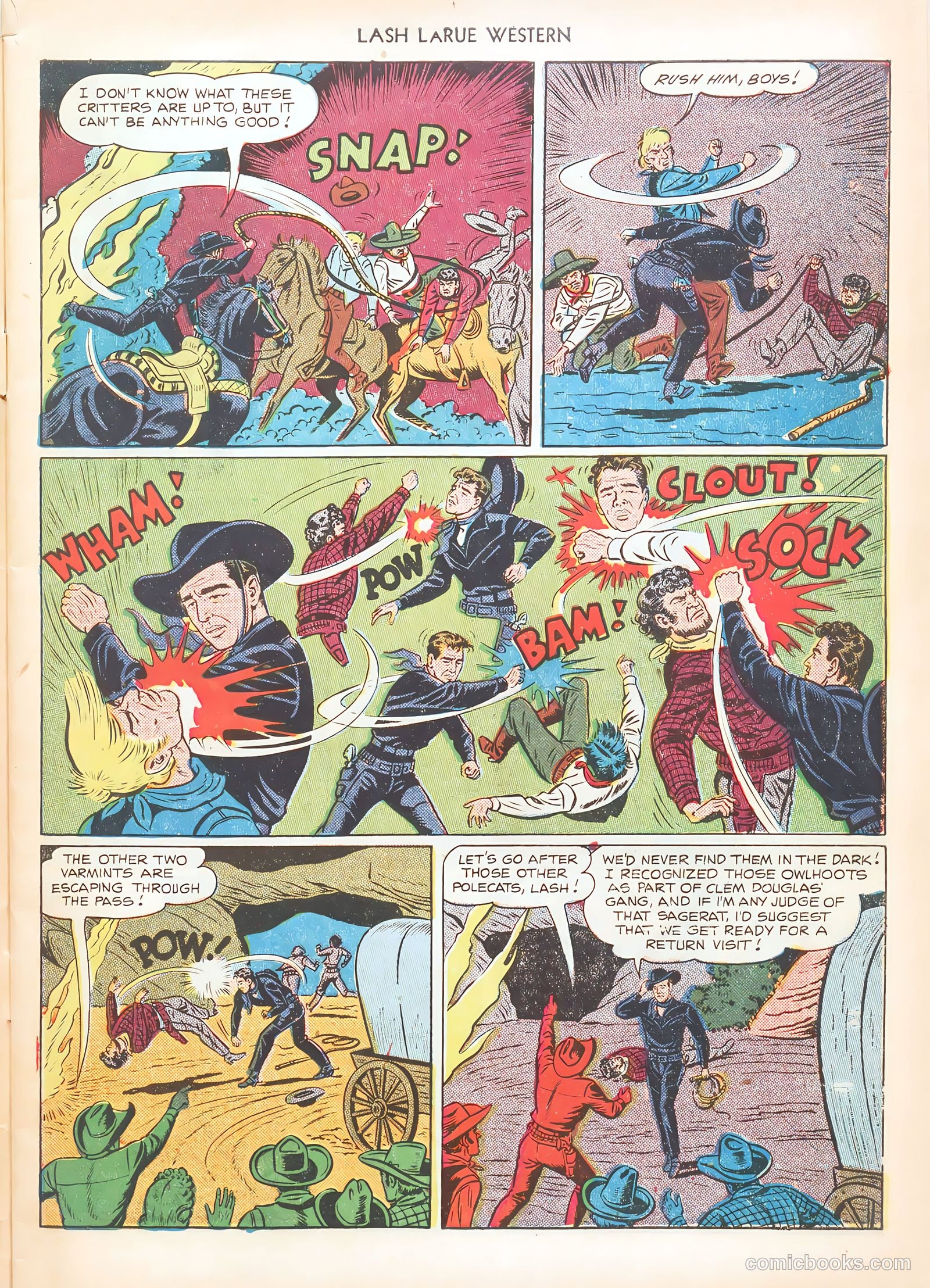 Lash LaRue Western #10 — page 7 of 52
