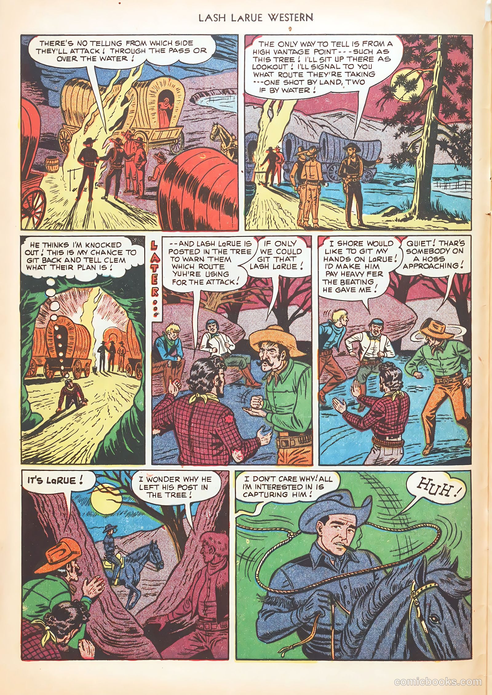 Lash LaRue Western #10 — page 8 of 52