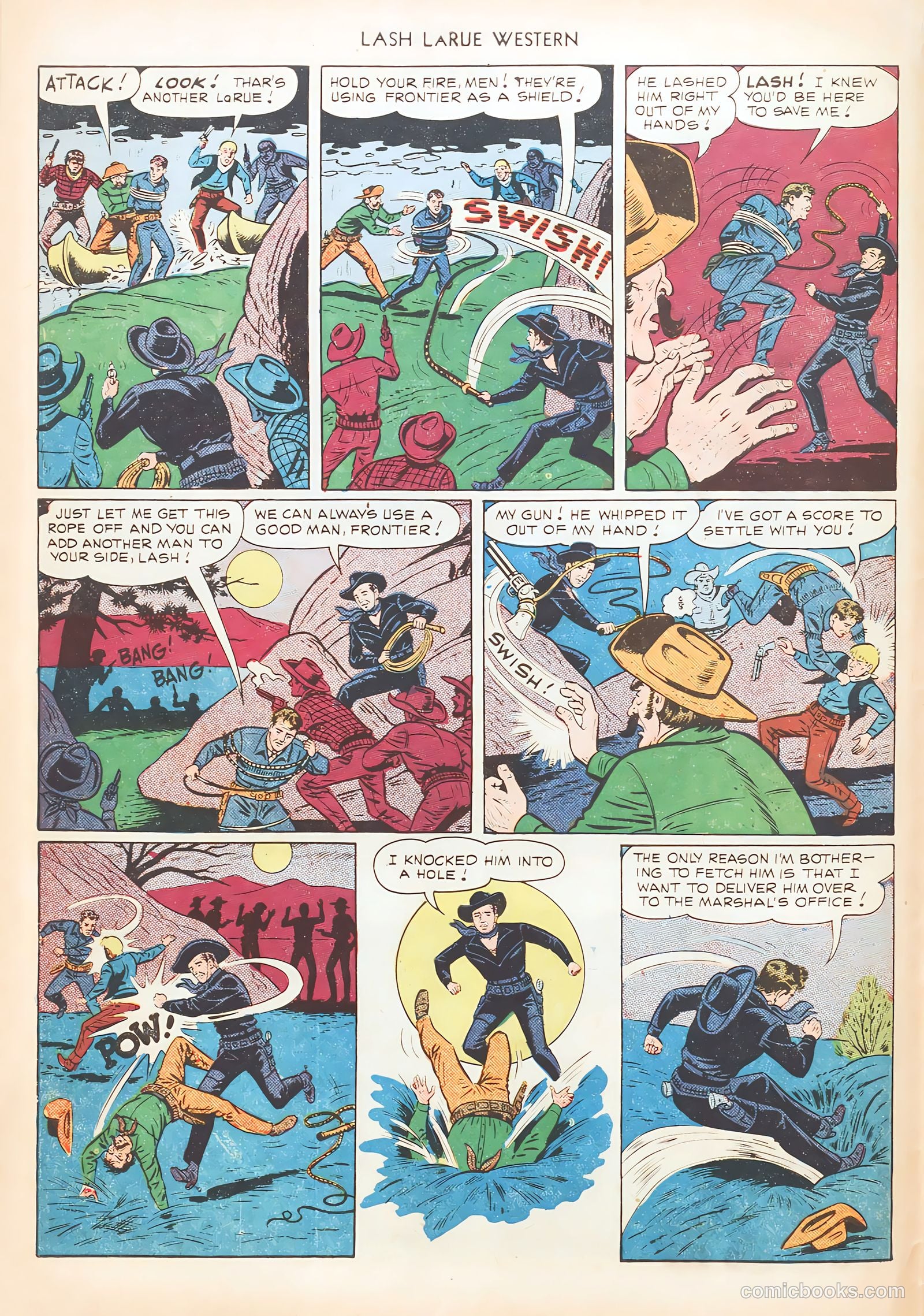 Lash LaRue Western #10 — page 10 of 52