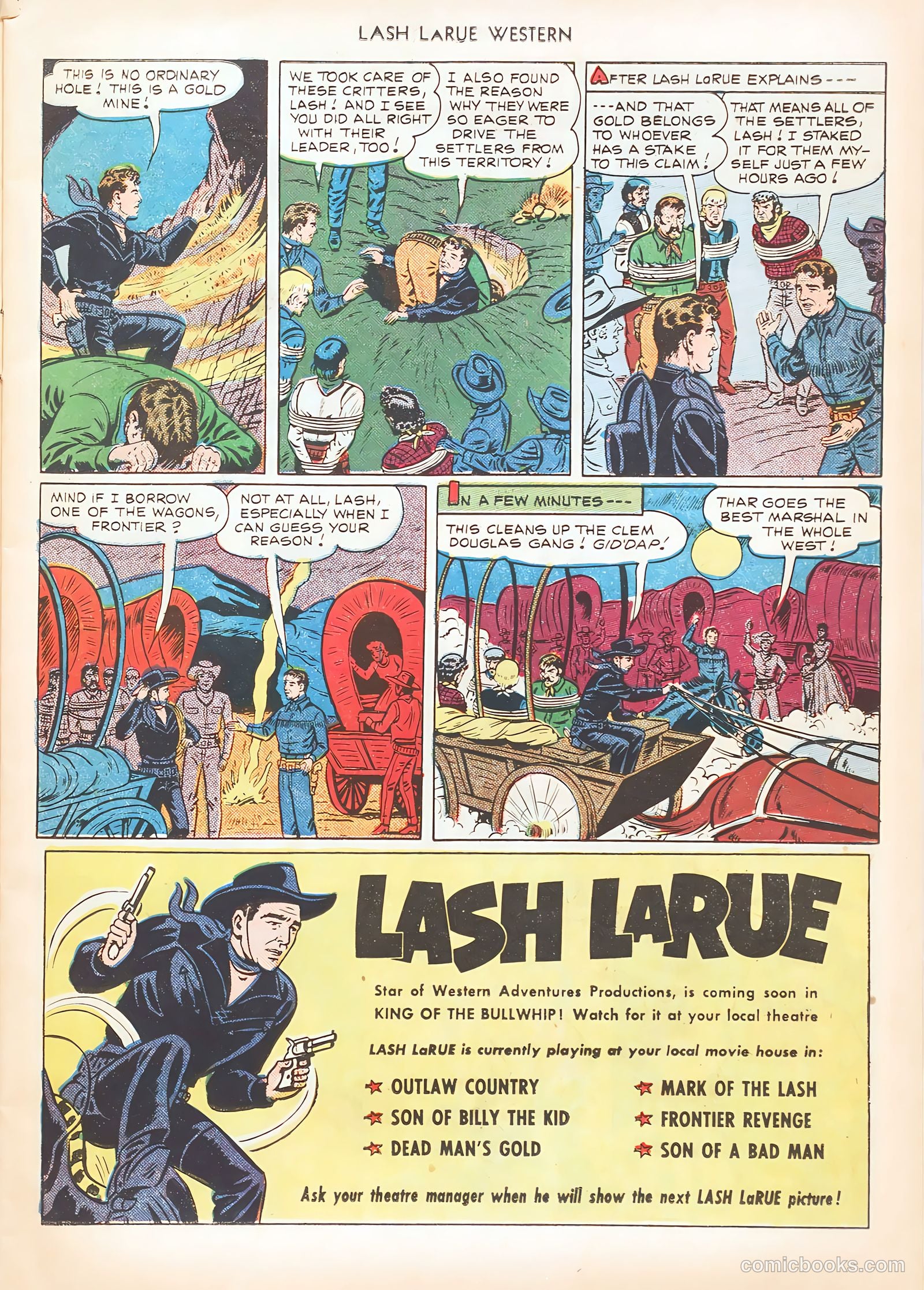Lash LaRue Western #10 — page 11 of 52