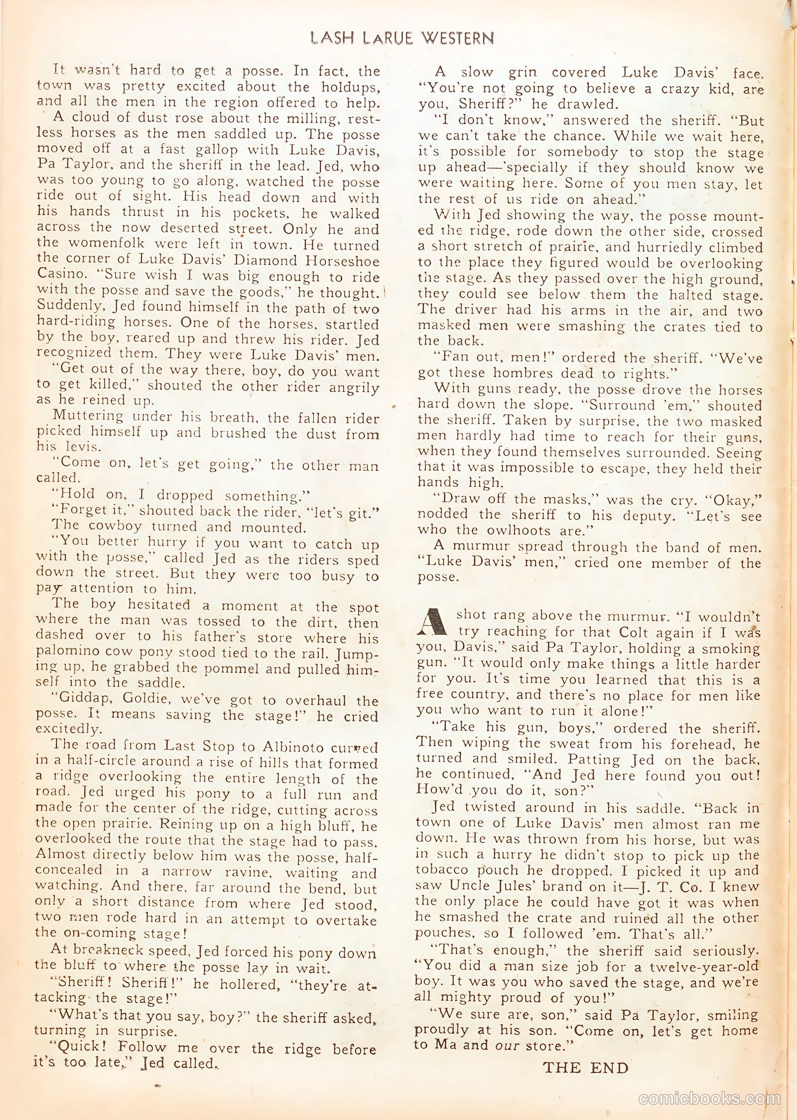 Lash LaRue Western #10 — page 14 of 52