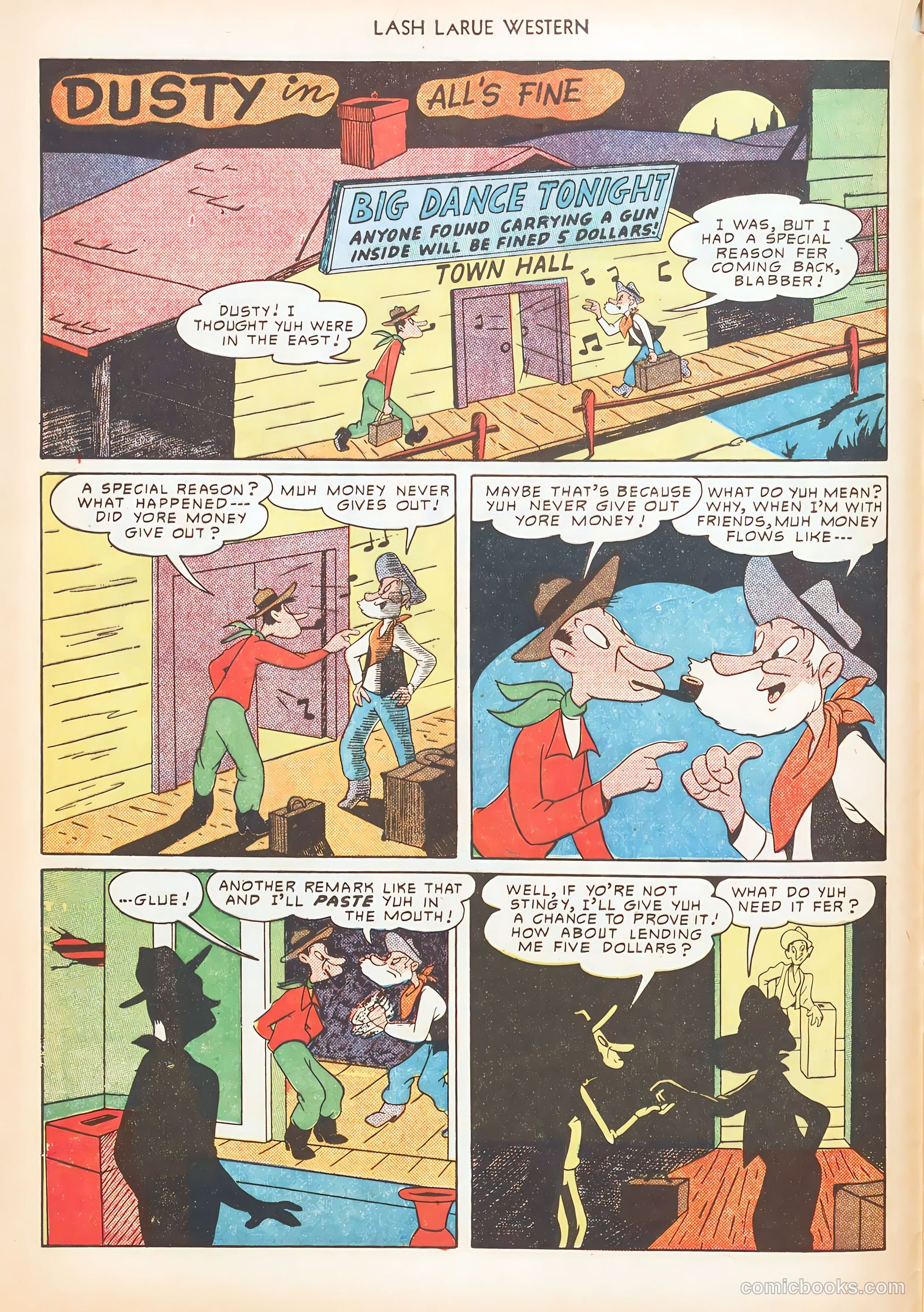 Lash LaRue Western #10 — page 16 of 52