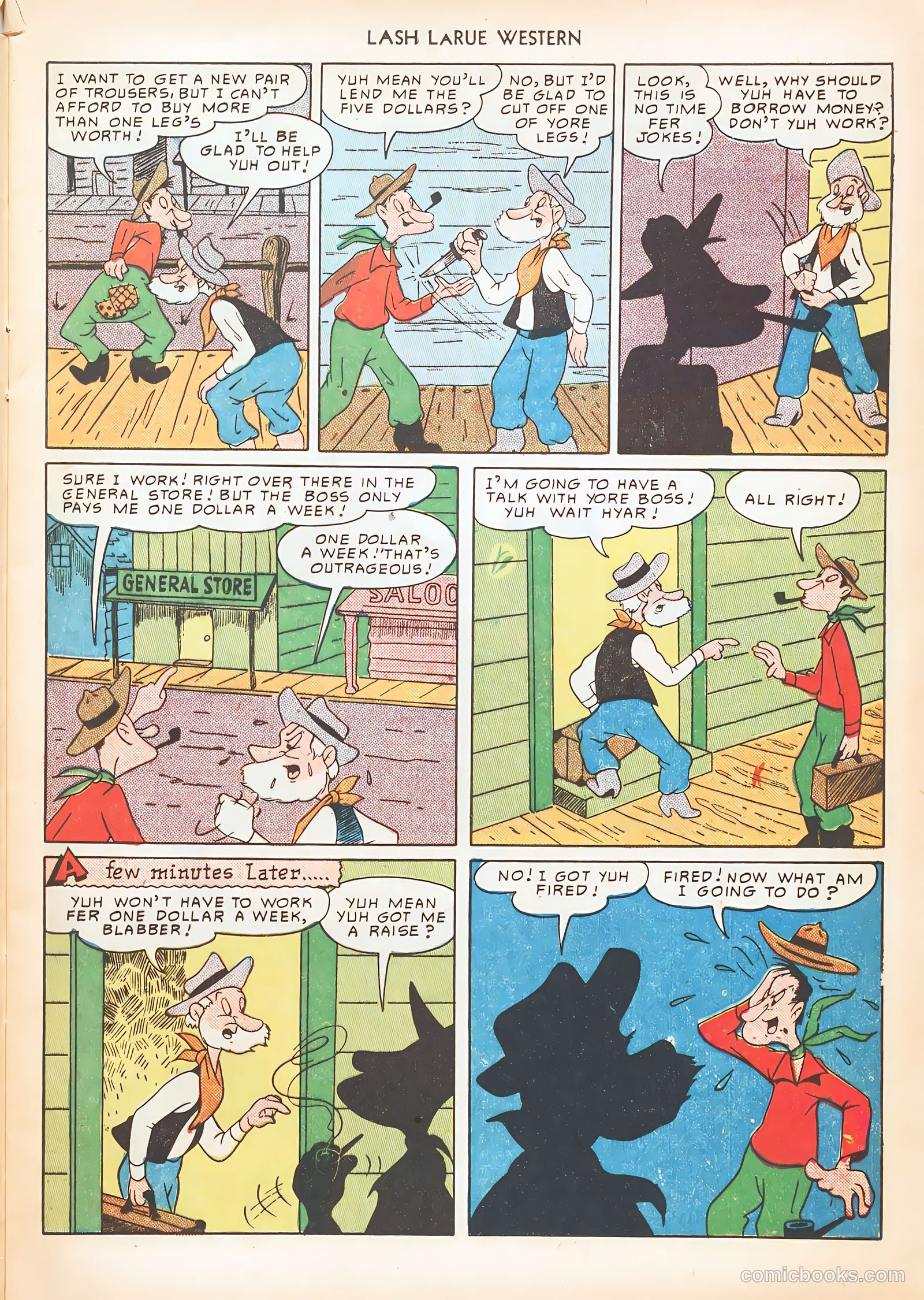 Lash LaRue Western #10 — page 17 of 52