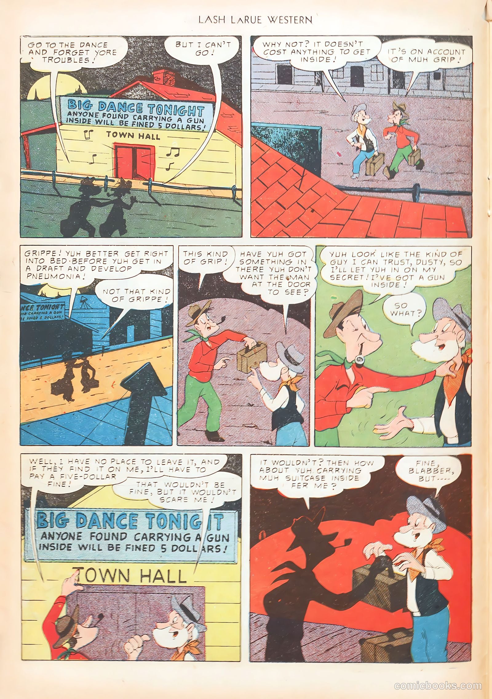 Lash LaRue Western #10 — page 18 of 52