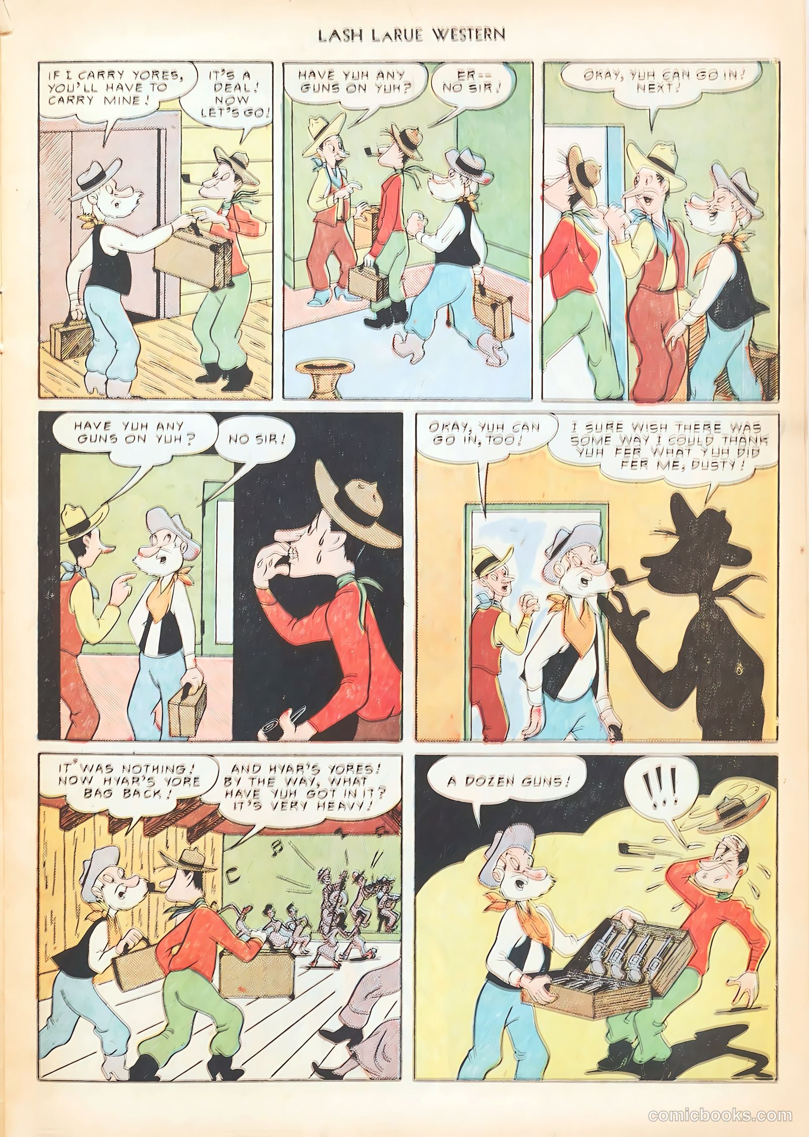 Lash LaRue Western #10 — page 19 of 52