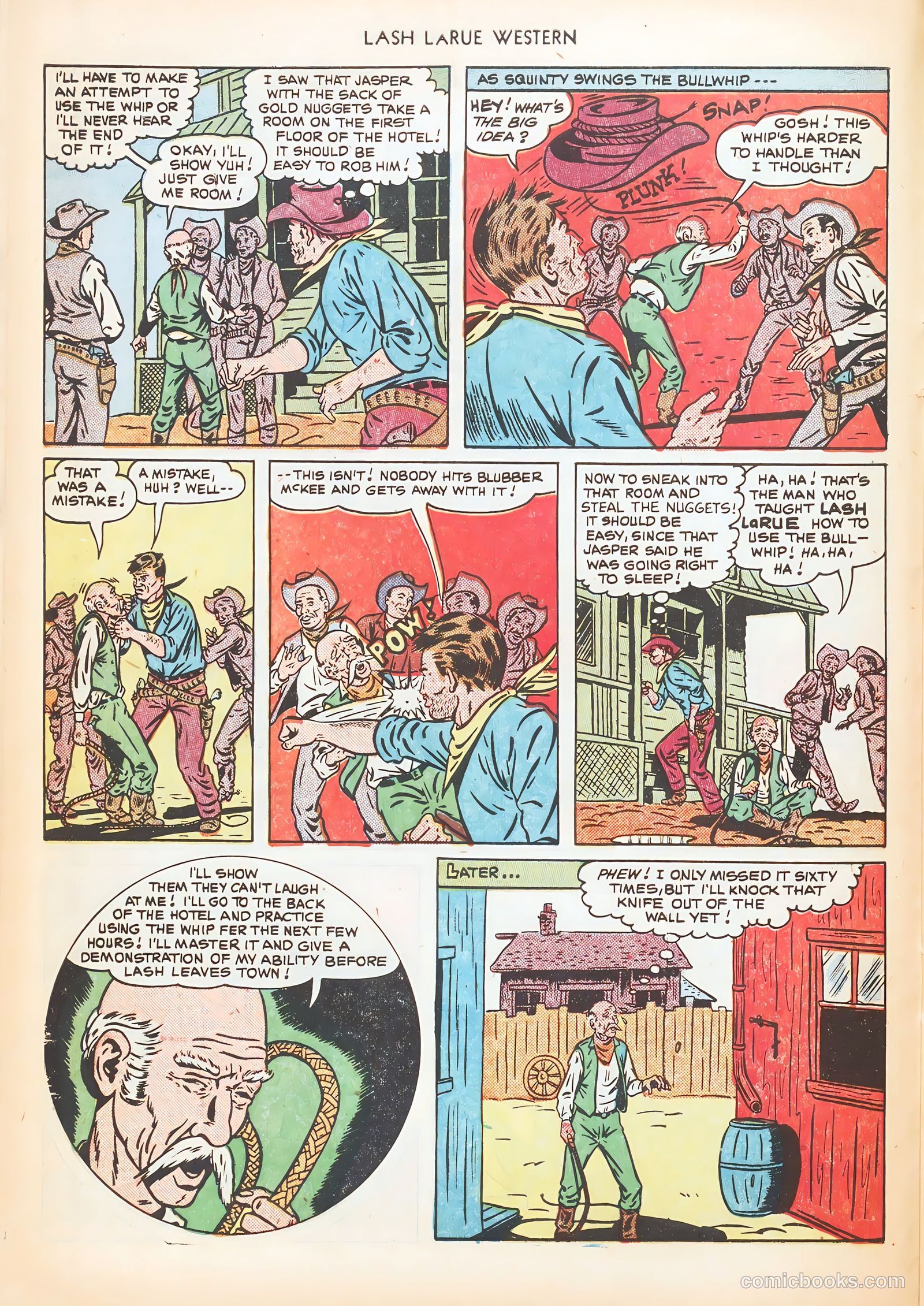 Lash LaRue Western #10 — page 22 of 52