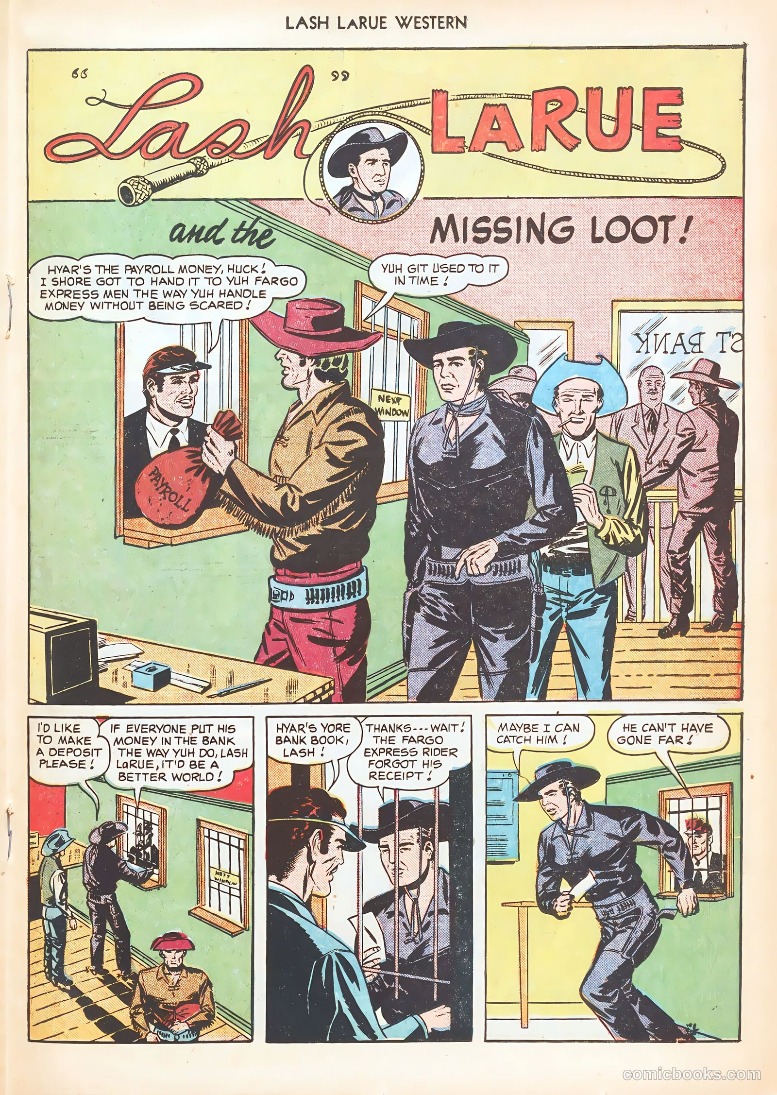 Lash LaRue Western #10 — page 27 of 52