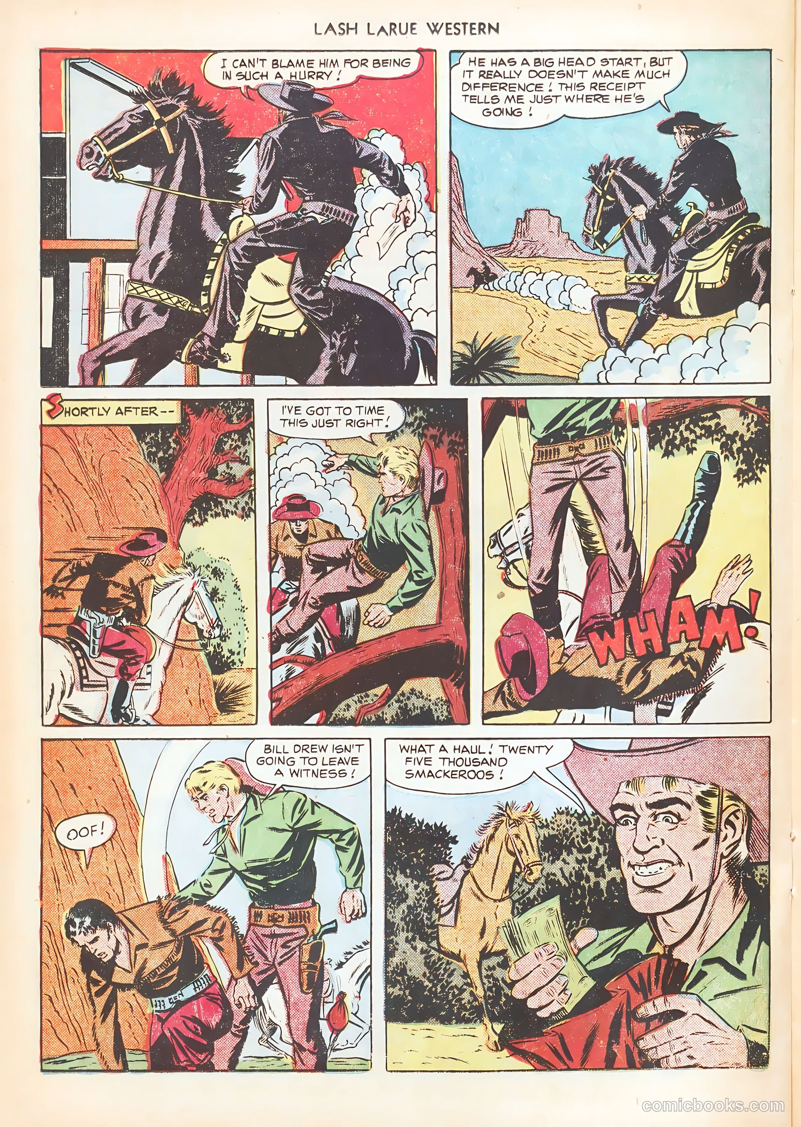 Lash LaRue Western #10 — page 28 of 52