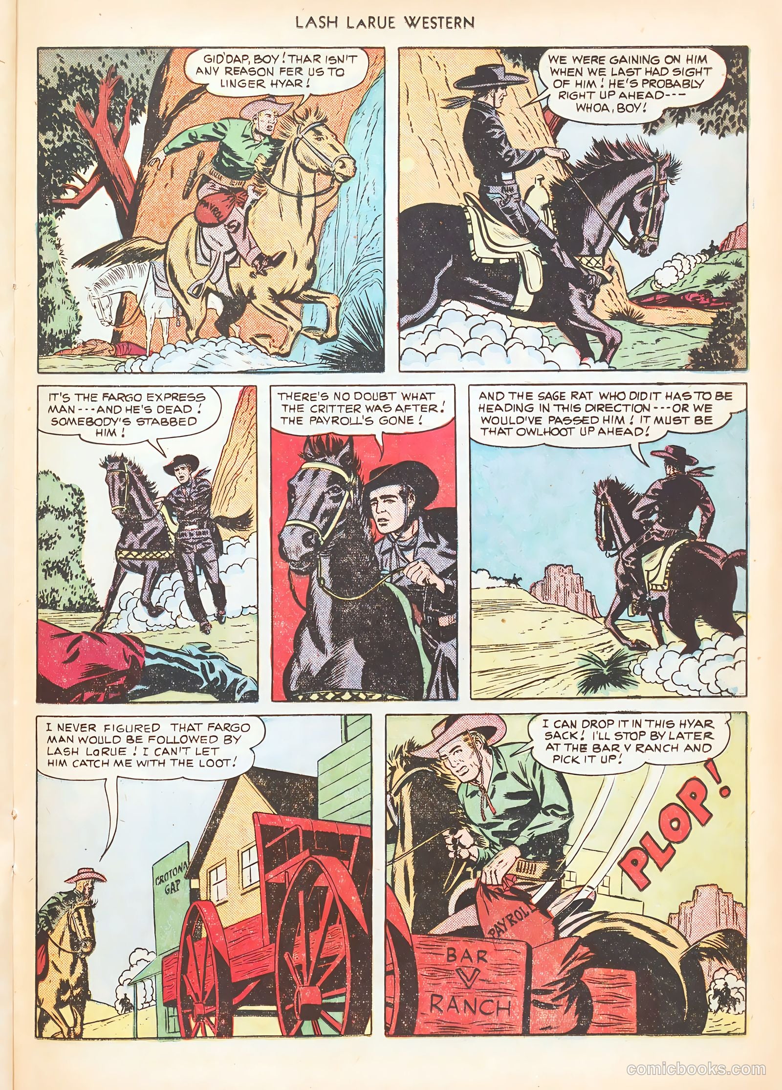 Lash LaRue Western #10 — page 29 of 52