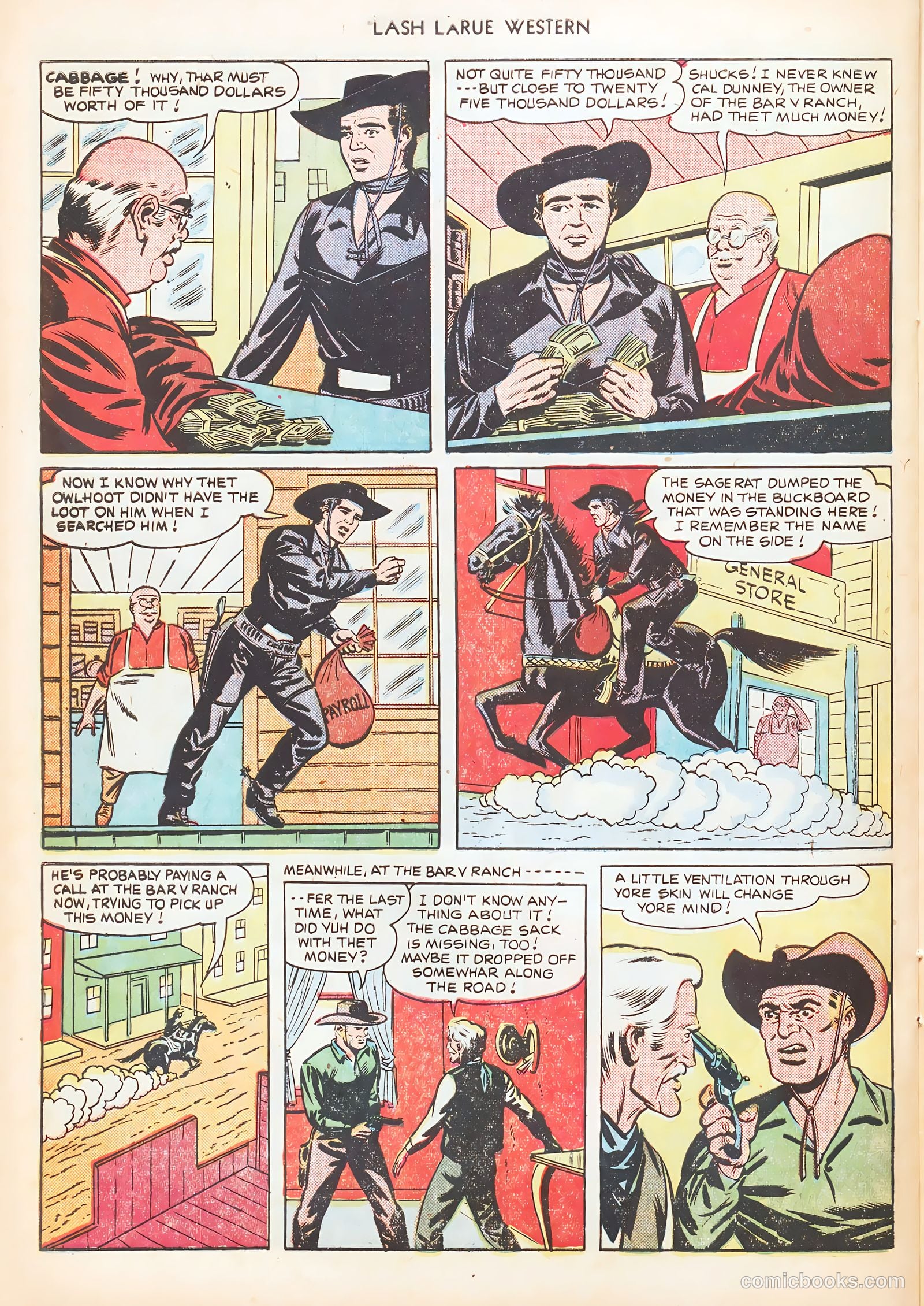 Lash LaRue Western #10 — page 32 of 52