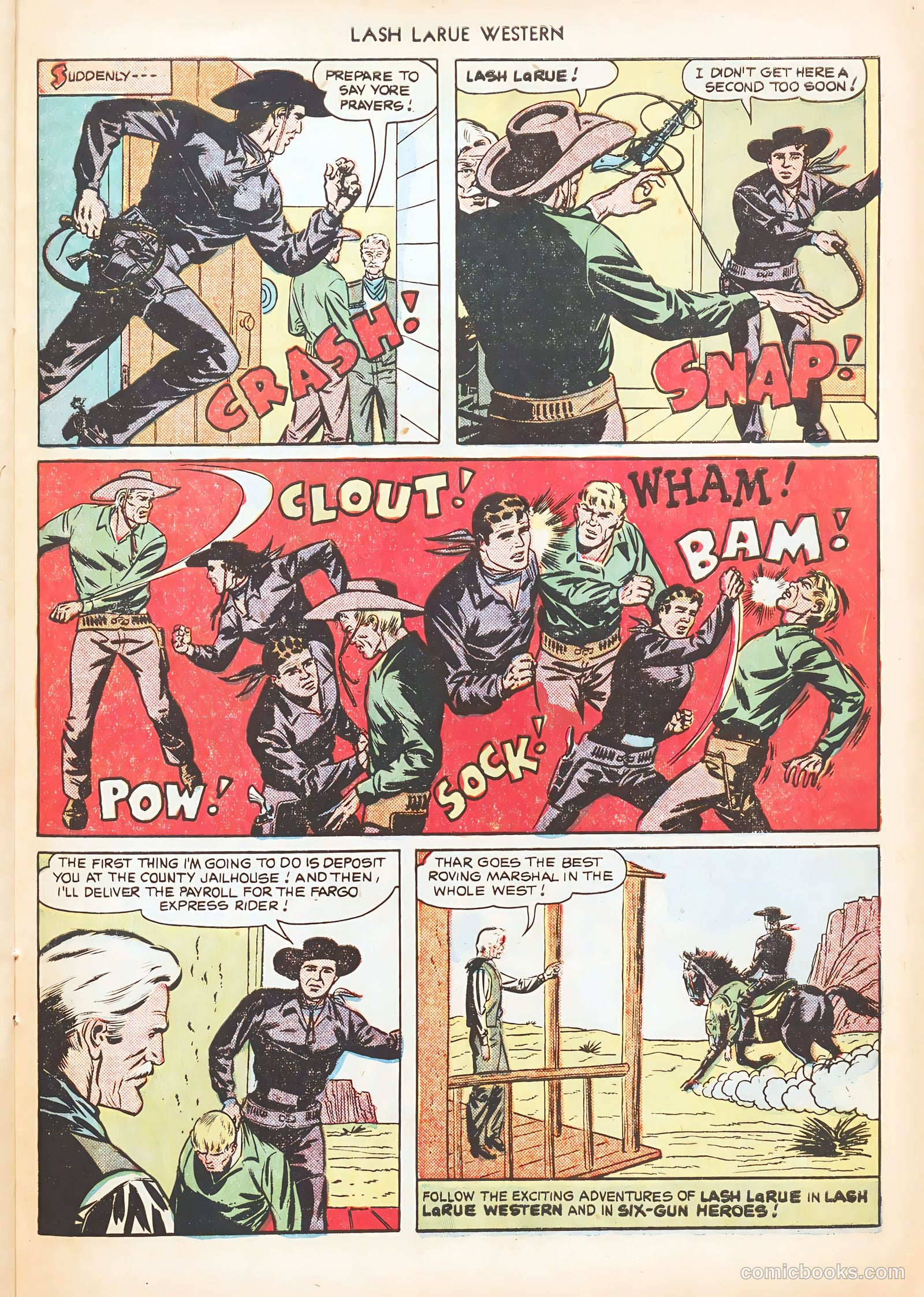 Lash LaRue Western #10 — page 33 of 52