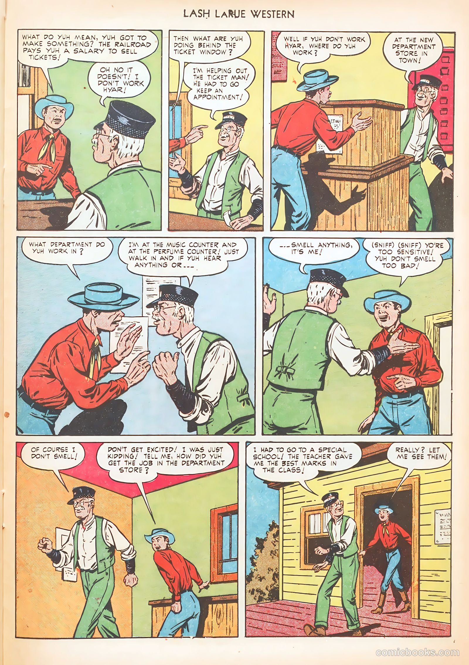 Lash LaRue Western #10 — page 37 of 52