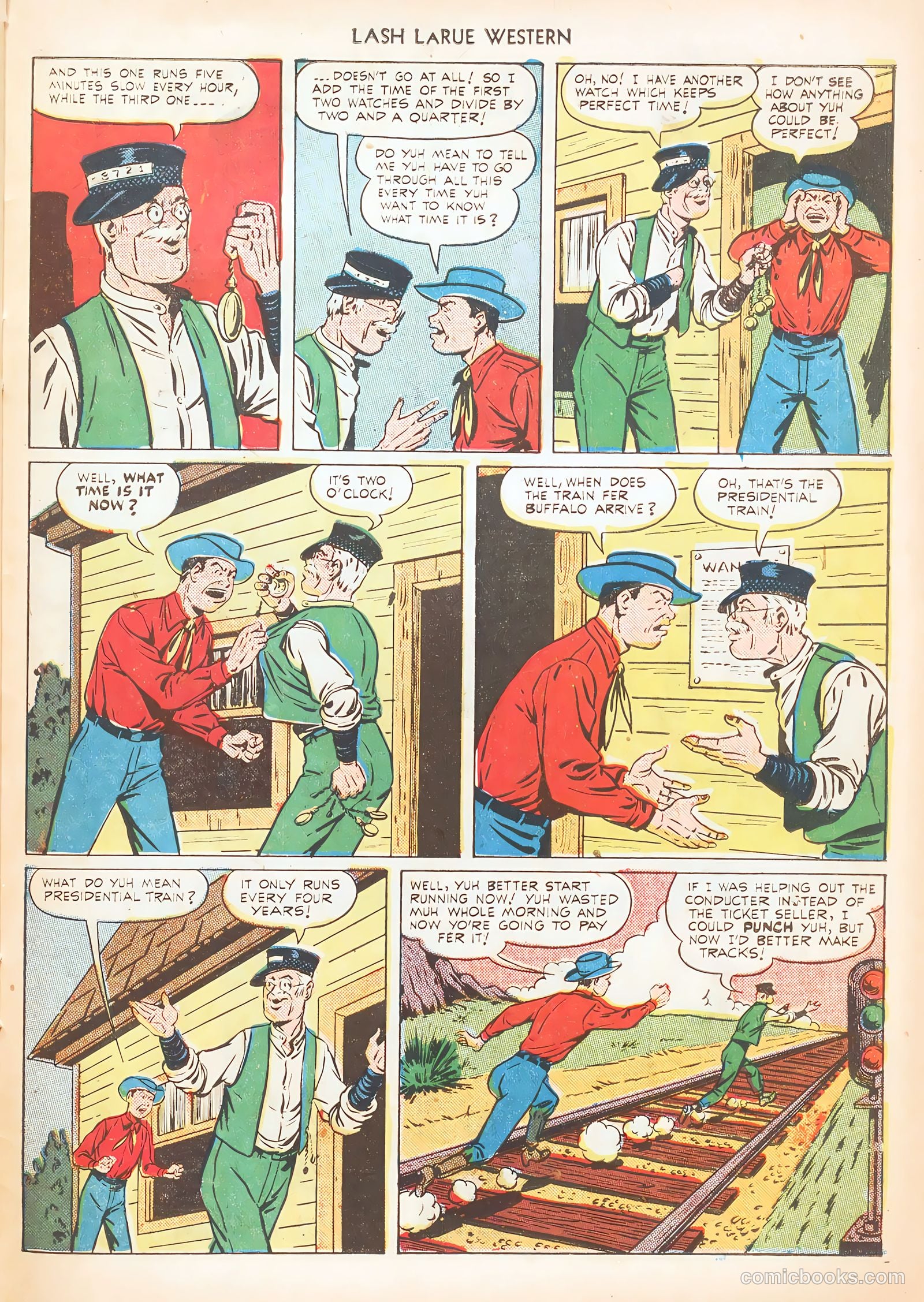 Lash LaRue Western #10 — page 39 of 52