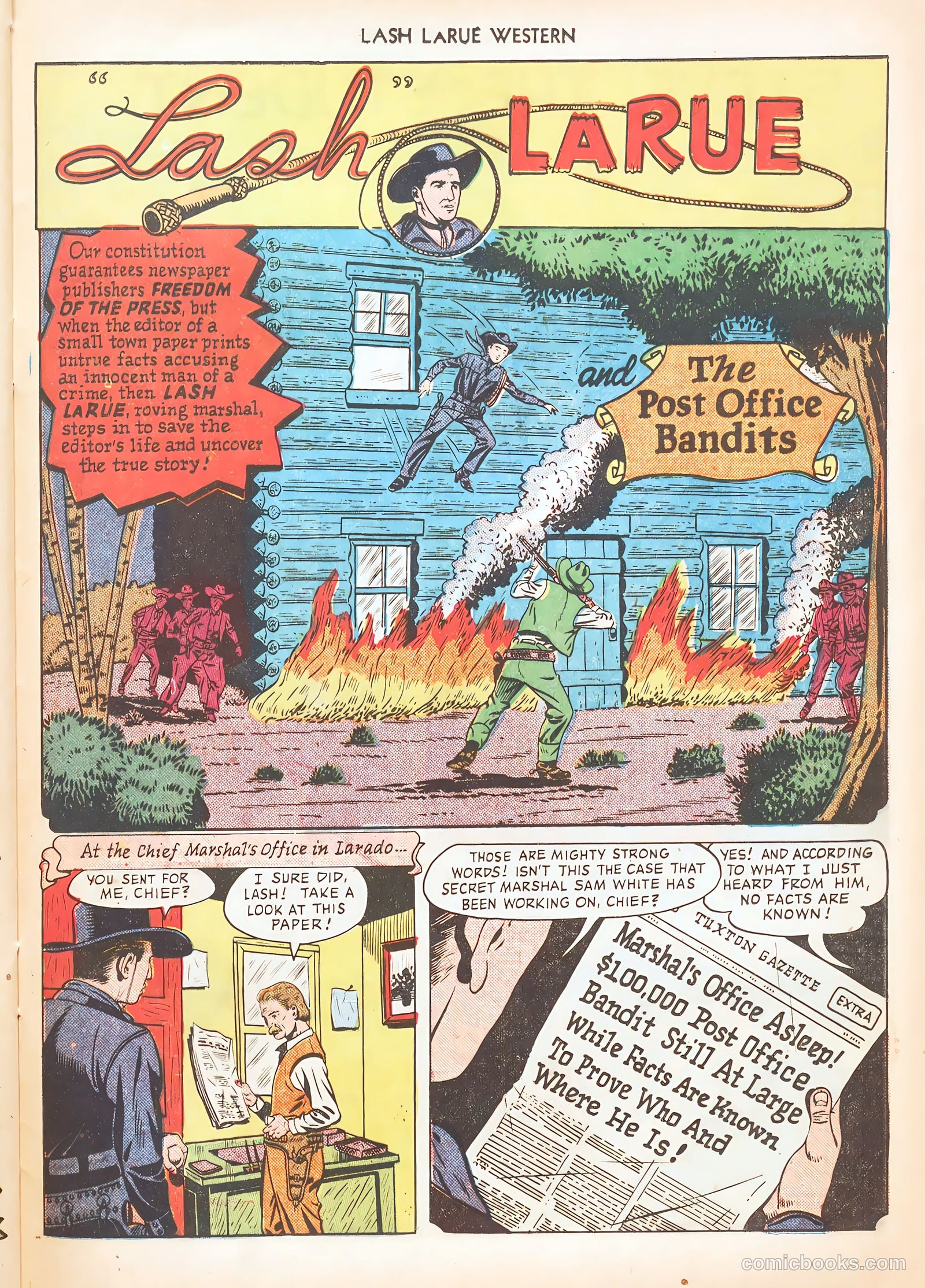 Lash LaRue Western #10 — page 41 of 52