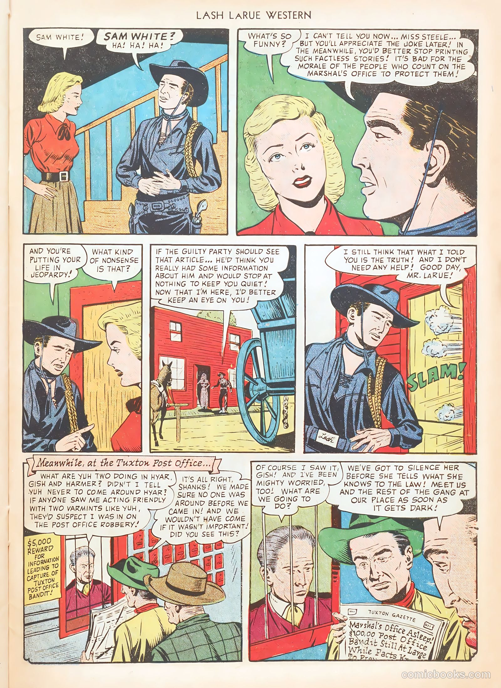 Lash LaRue Western #10 — page 43 of 52