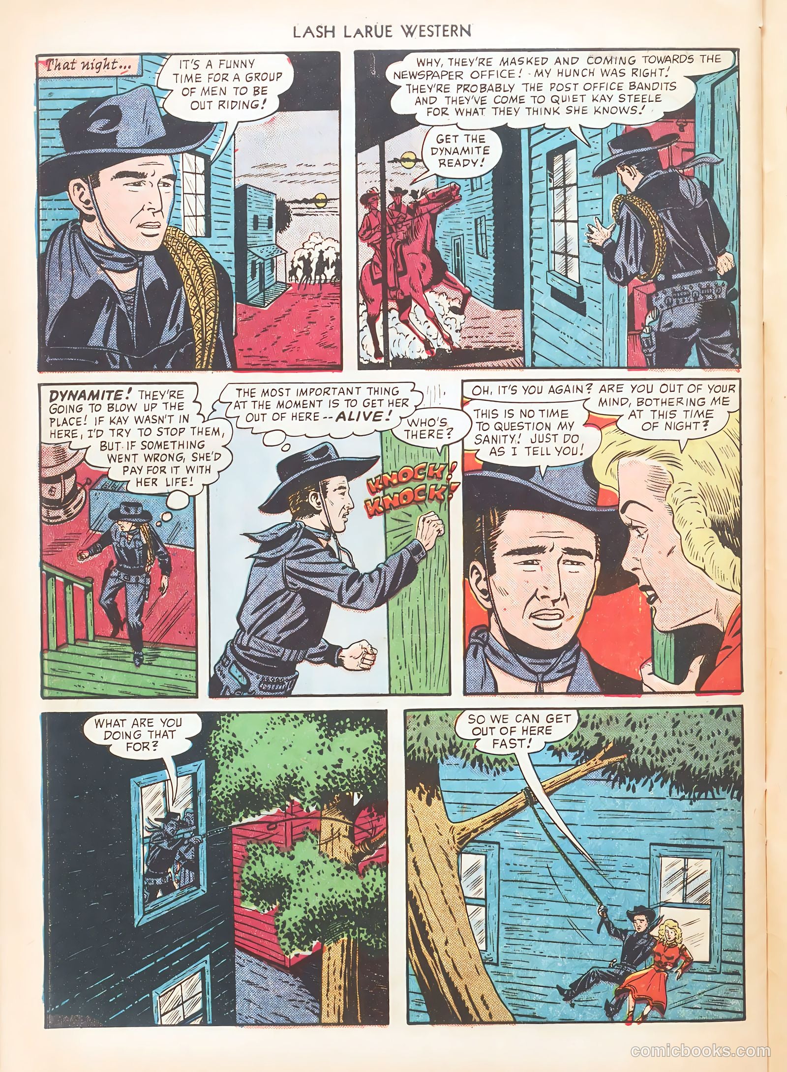 Lash LaRue Western #10 — page 44 of 52