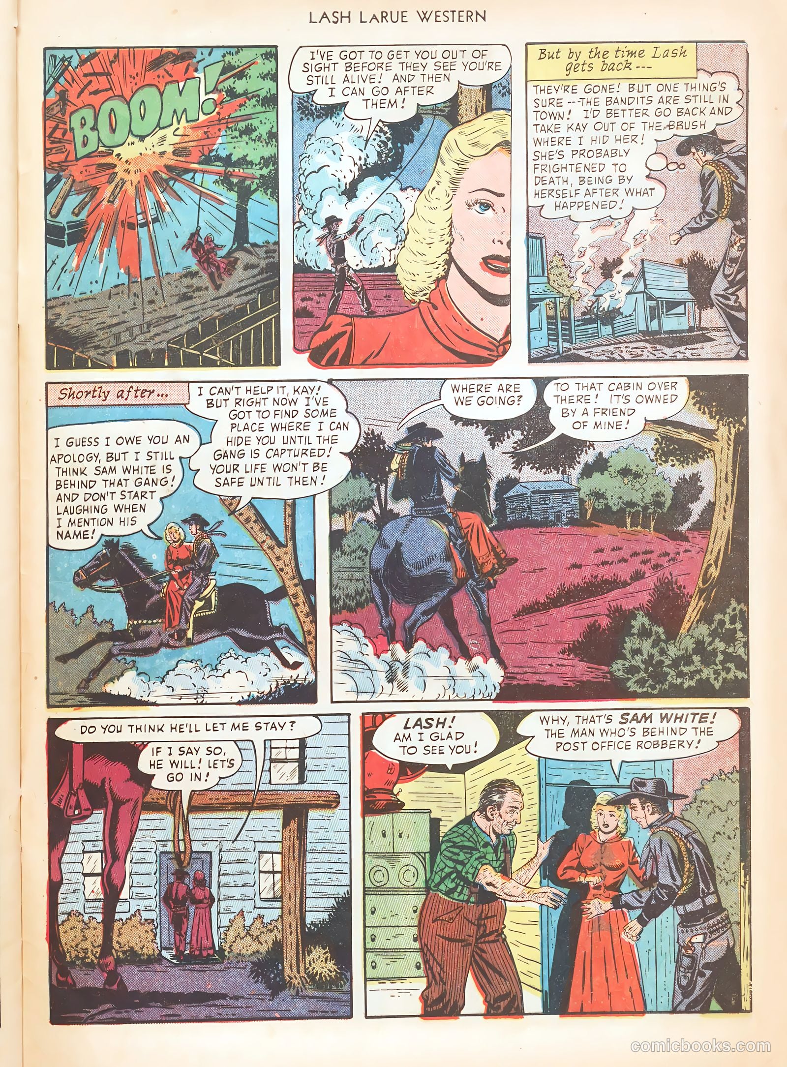 Lash LaRue Western #10 — page 45 of 52