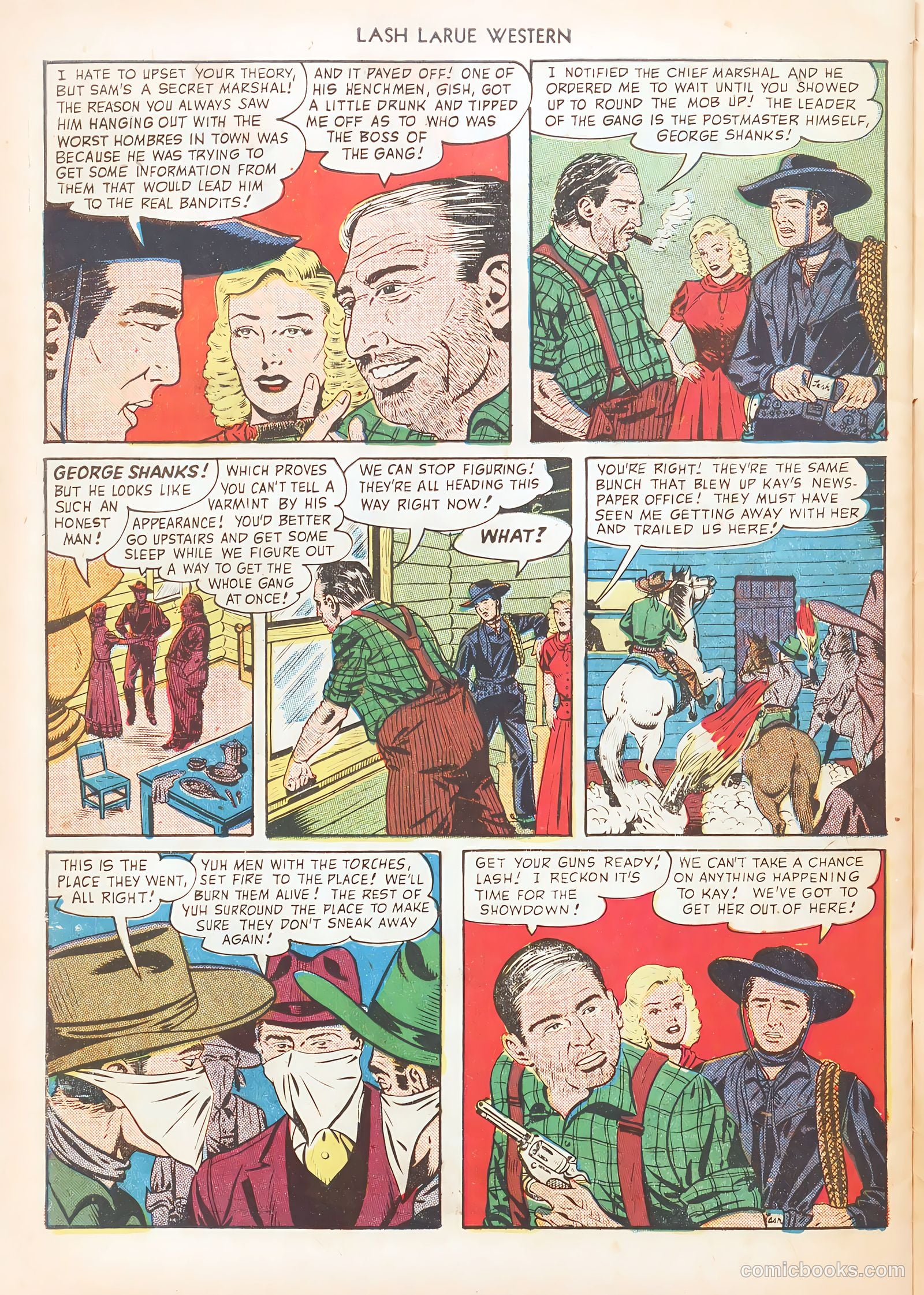 Lash LaRue Western #10 — page 46 of 52