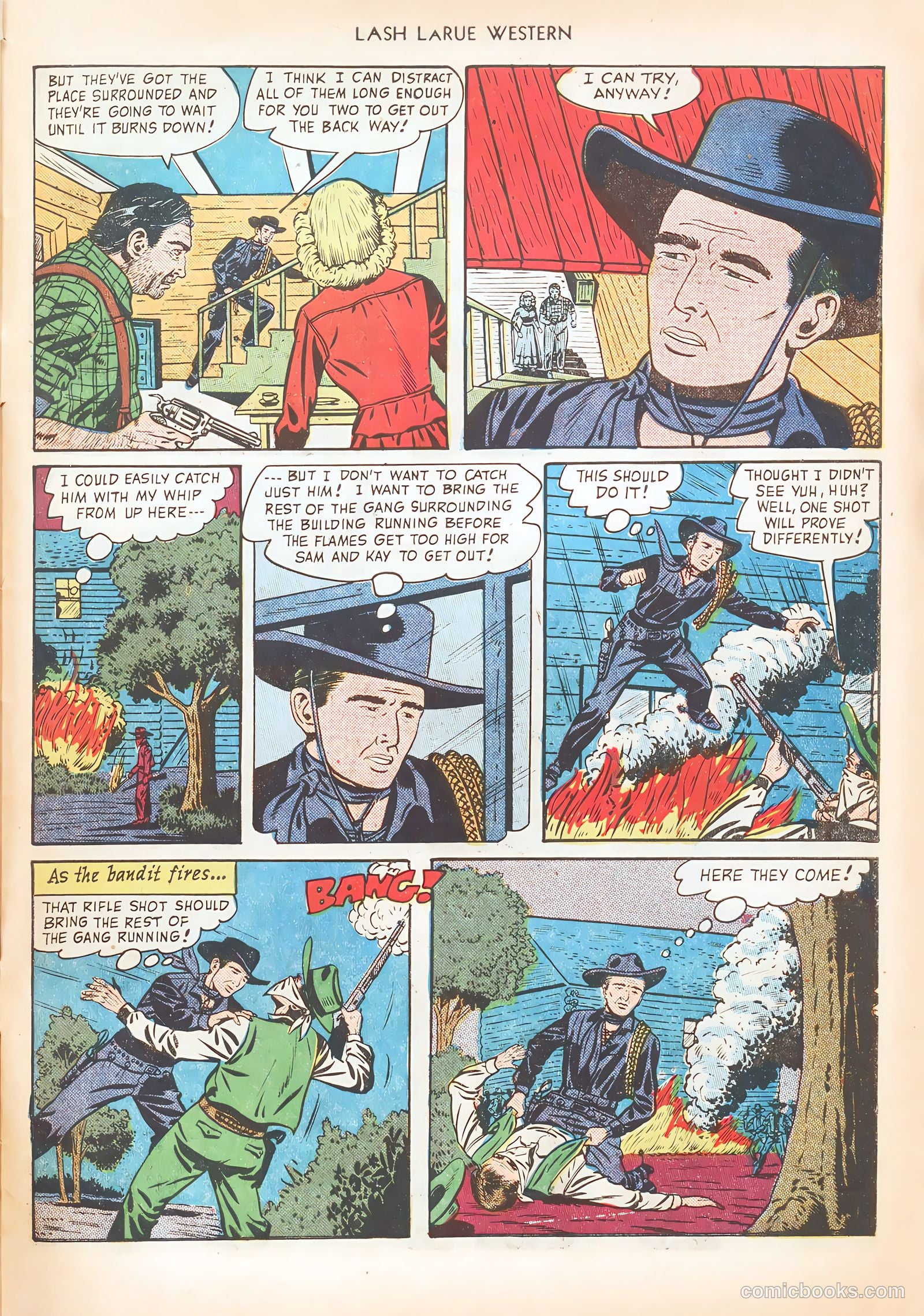 Lash LaRue Western #10 — page 47 of 52