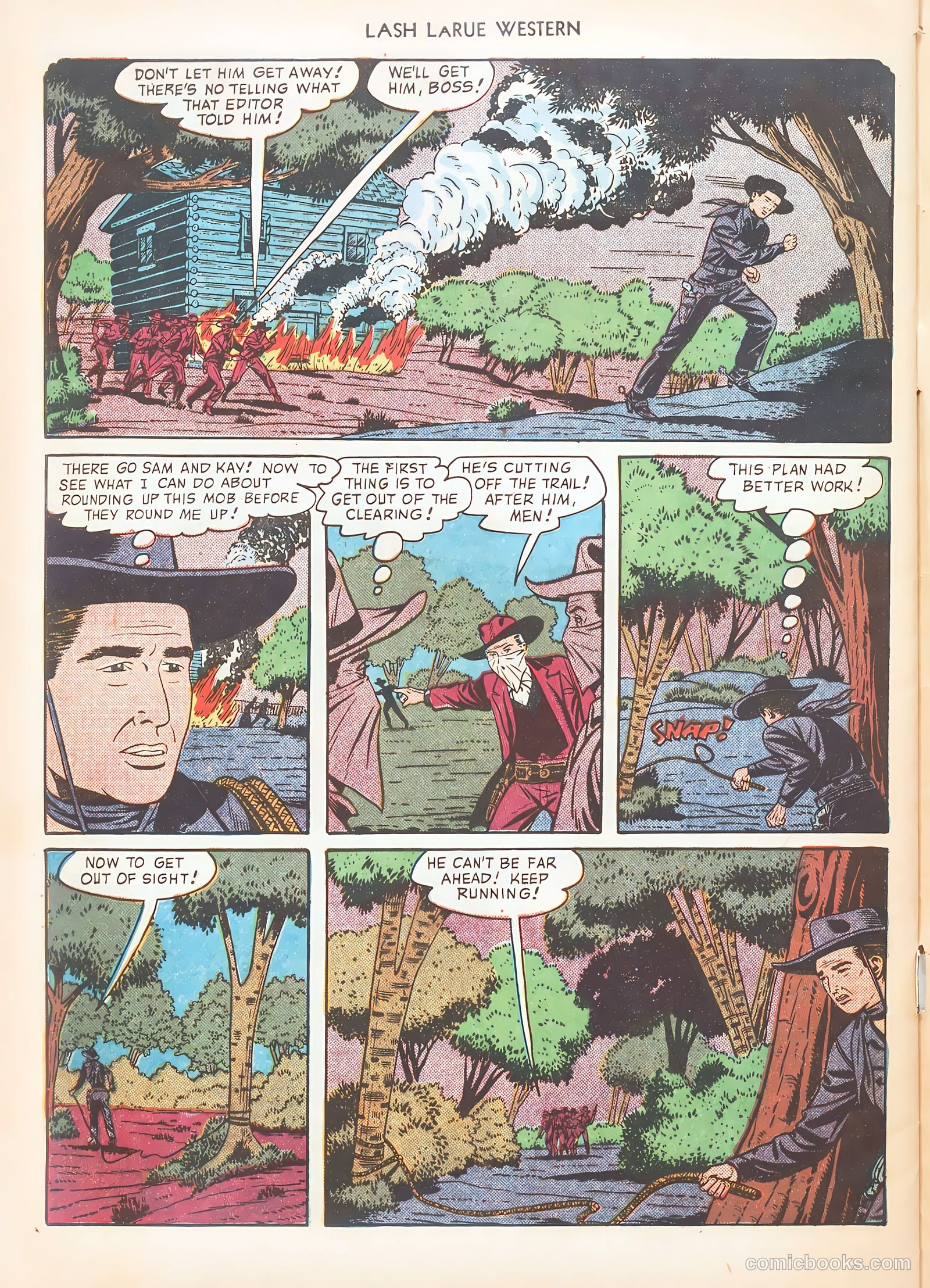 Lash LaRue Western #10 — page 48 of 52