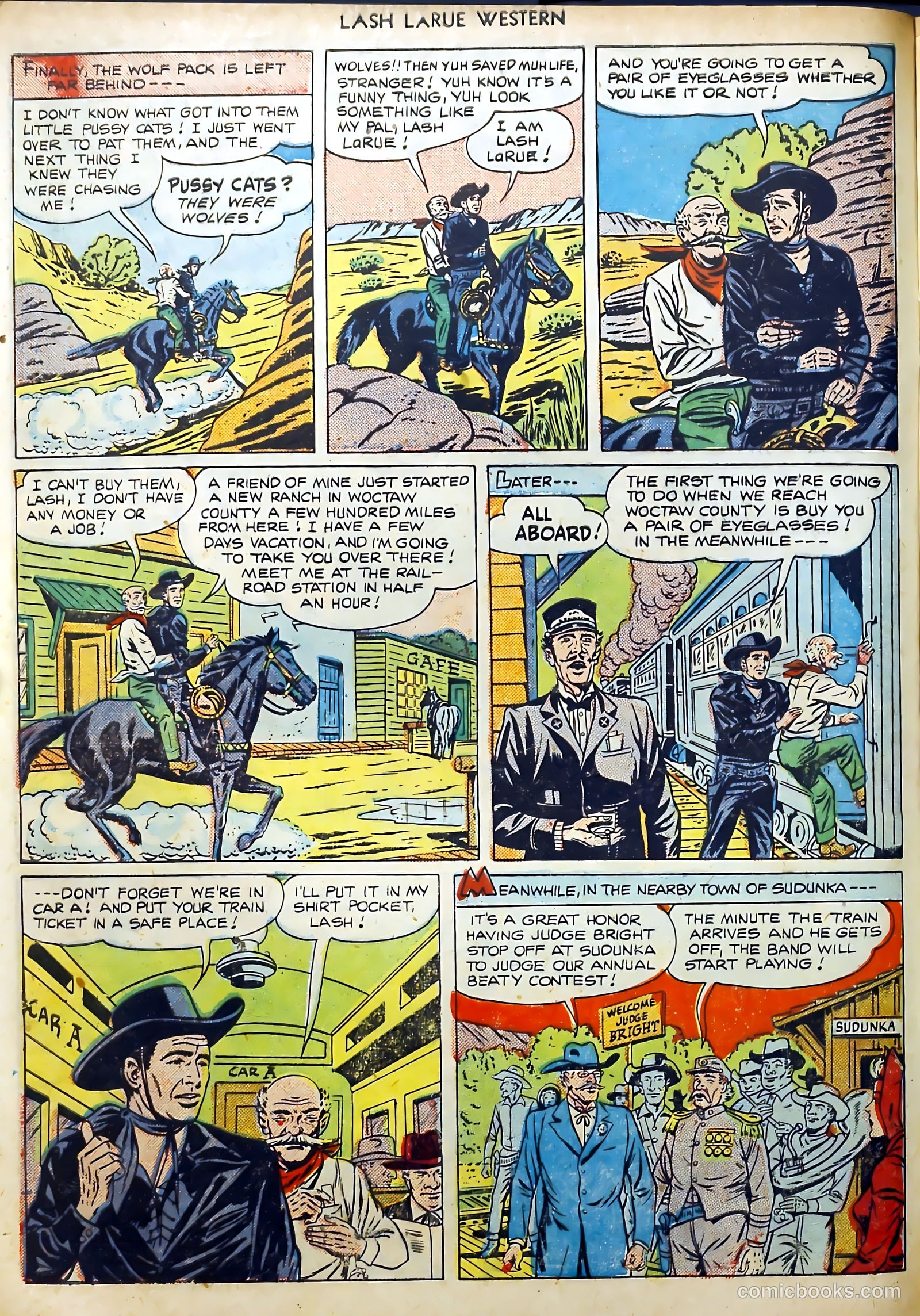 Lash LaRue Western #11 — page 20 of 52