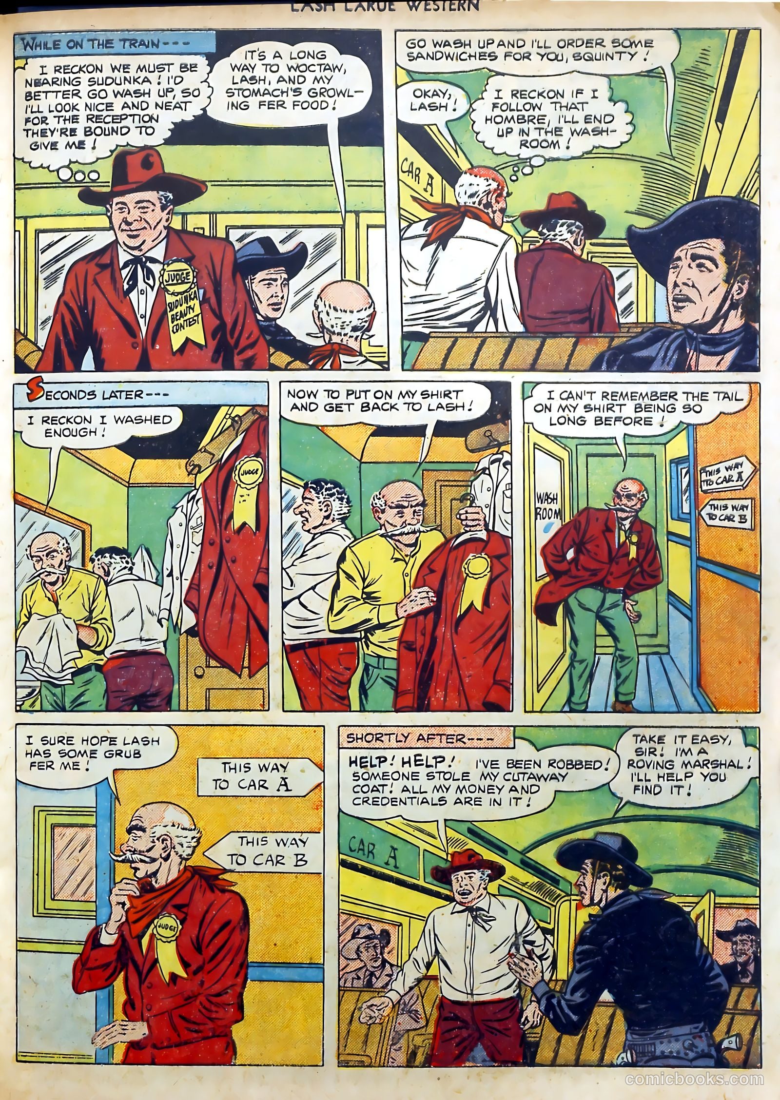 Lash LaRue Western #11 — page 21 of 52