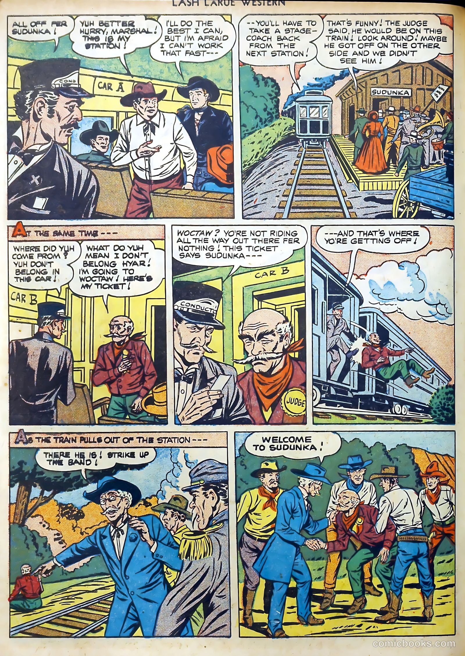 Lash LaRue Western #11 — page 22 of 52