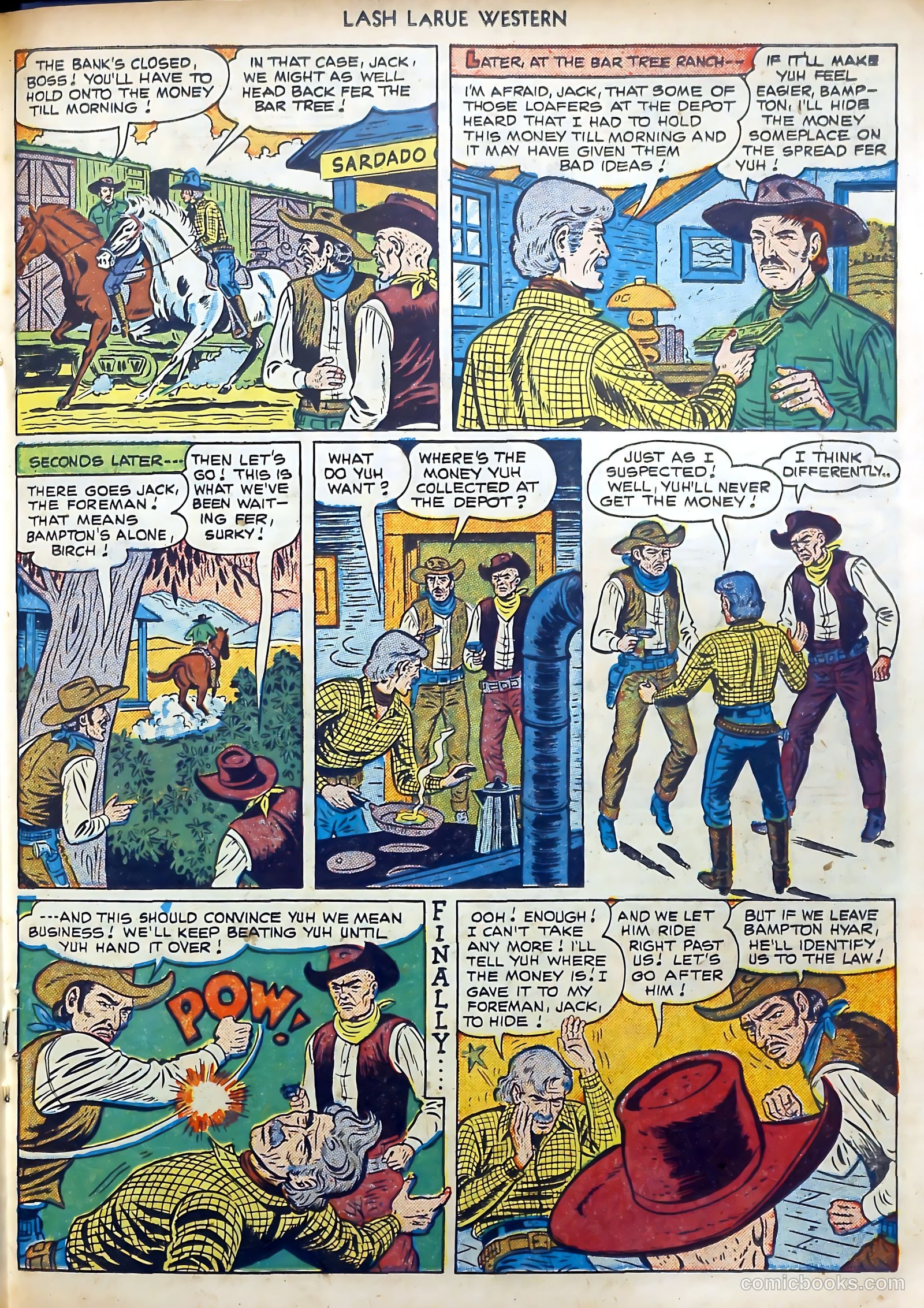 Lash LaRue Western #11 — page 27 of 52