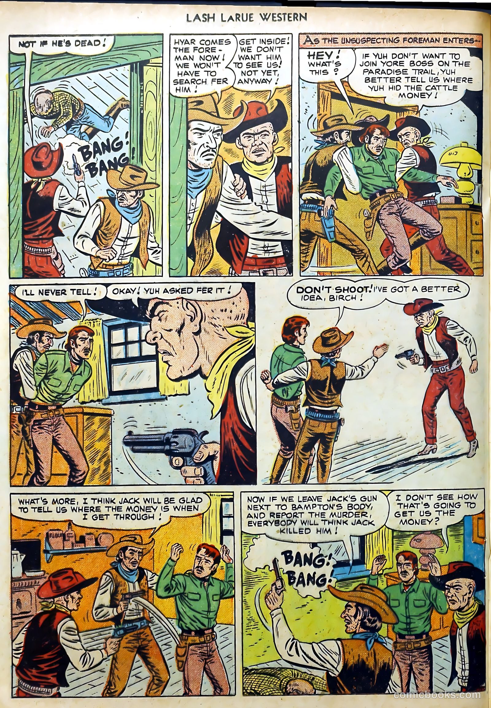 Lash LaRue Western #11 — page 28 of 52