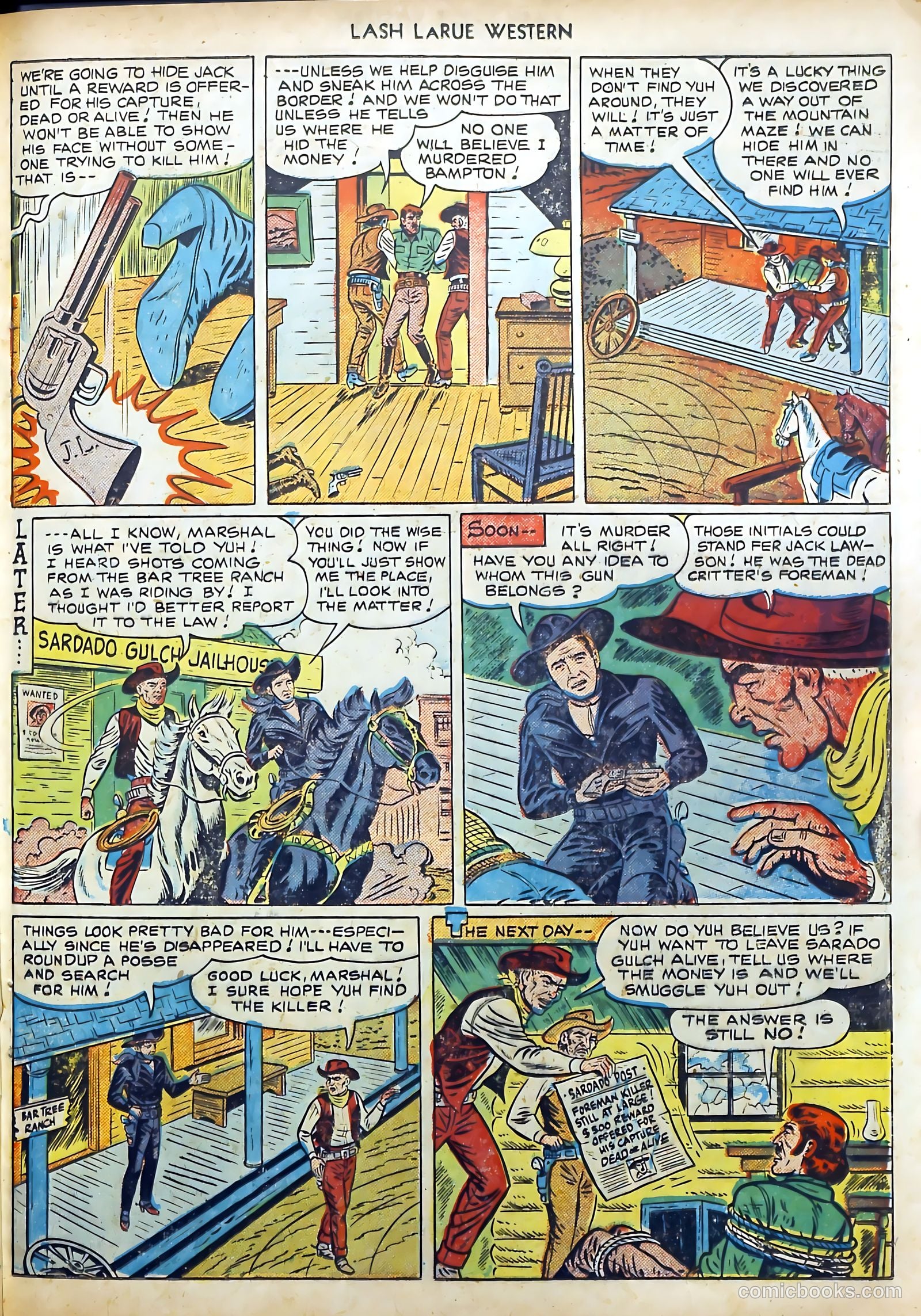 Lash LaRue Western #11 — page 29 of 52