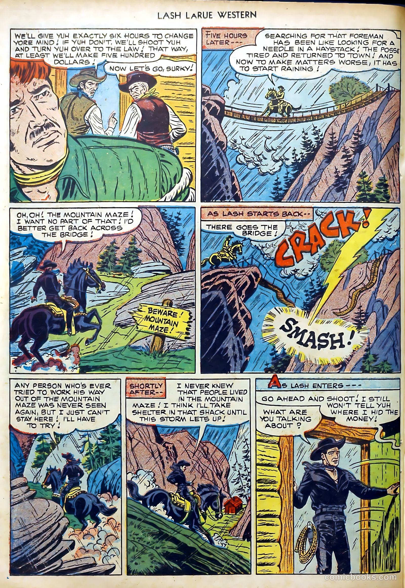 Lash LaRue Western #11 — page 30 of 52