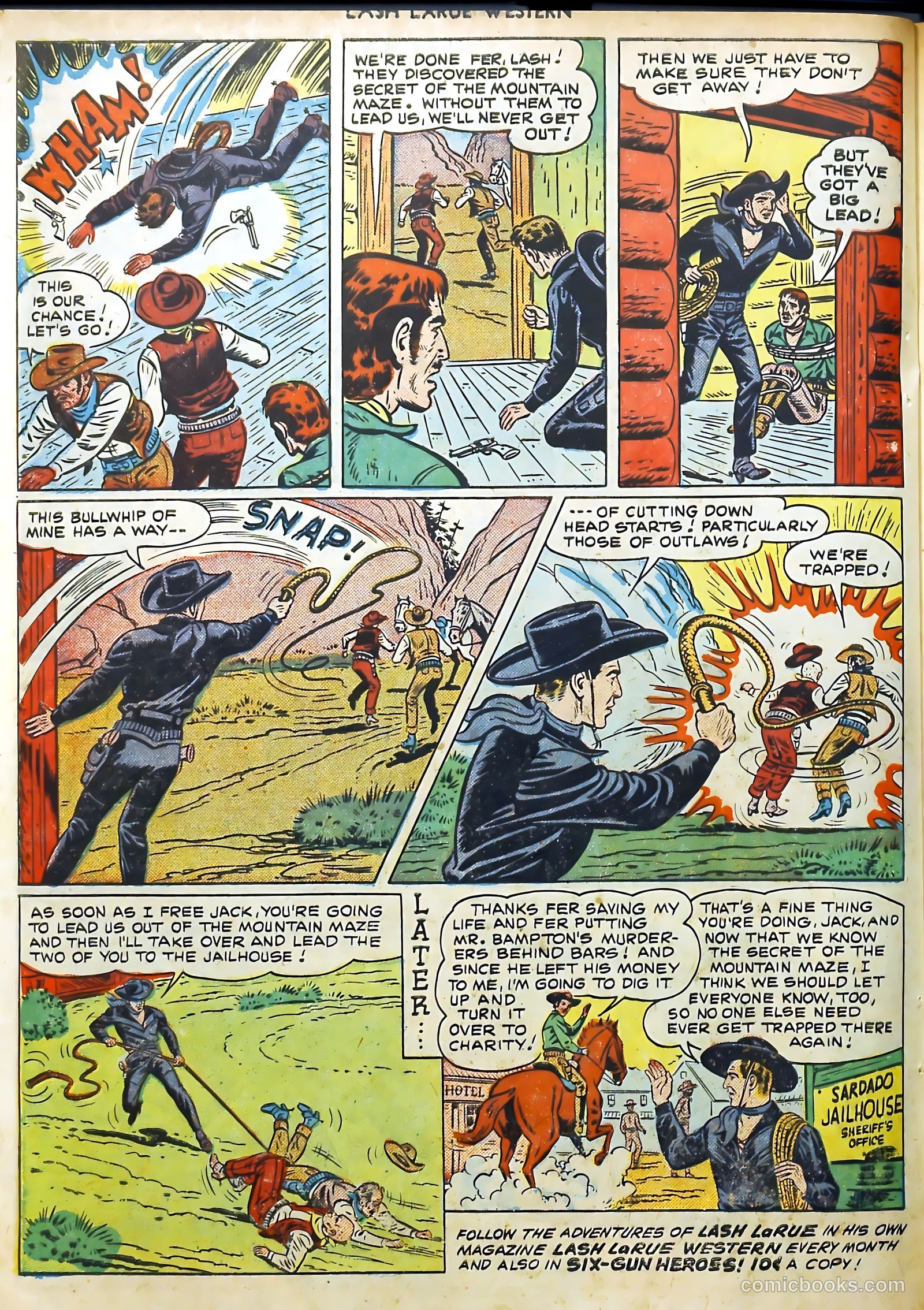 Lash LaRue Western #11 — page 32 of 52