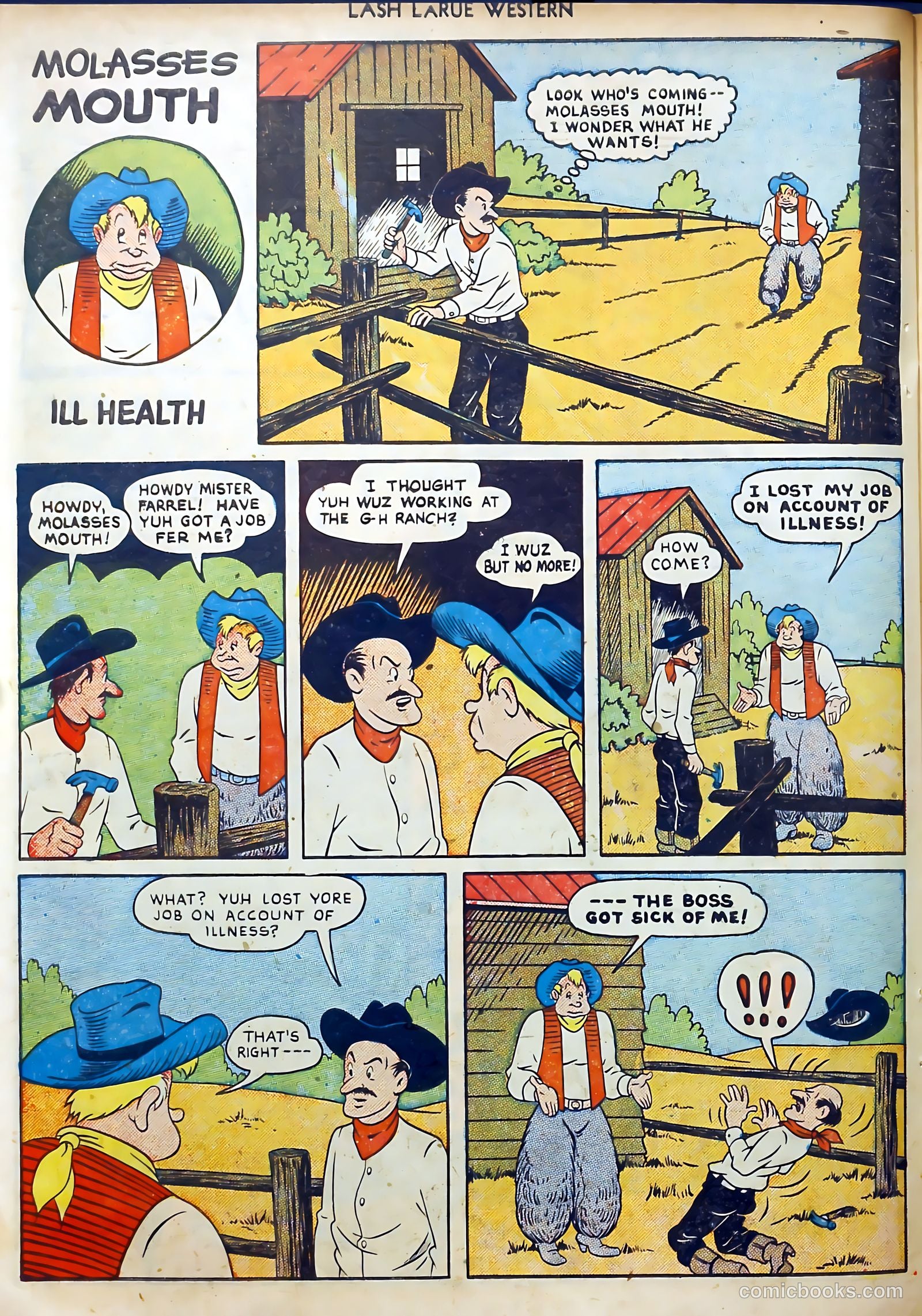 Lash LaRue Western #11 — page 34 of 52