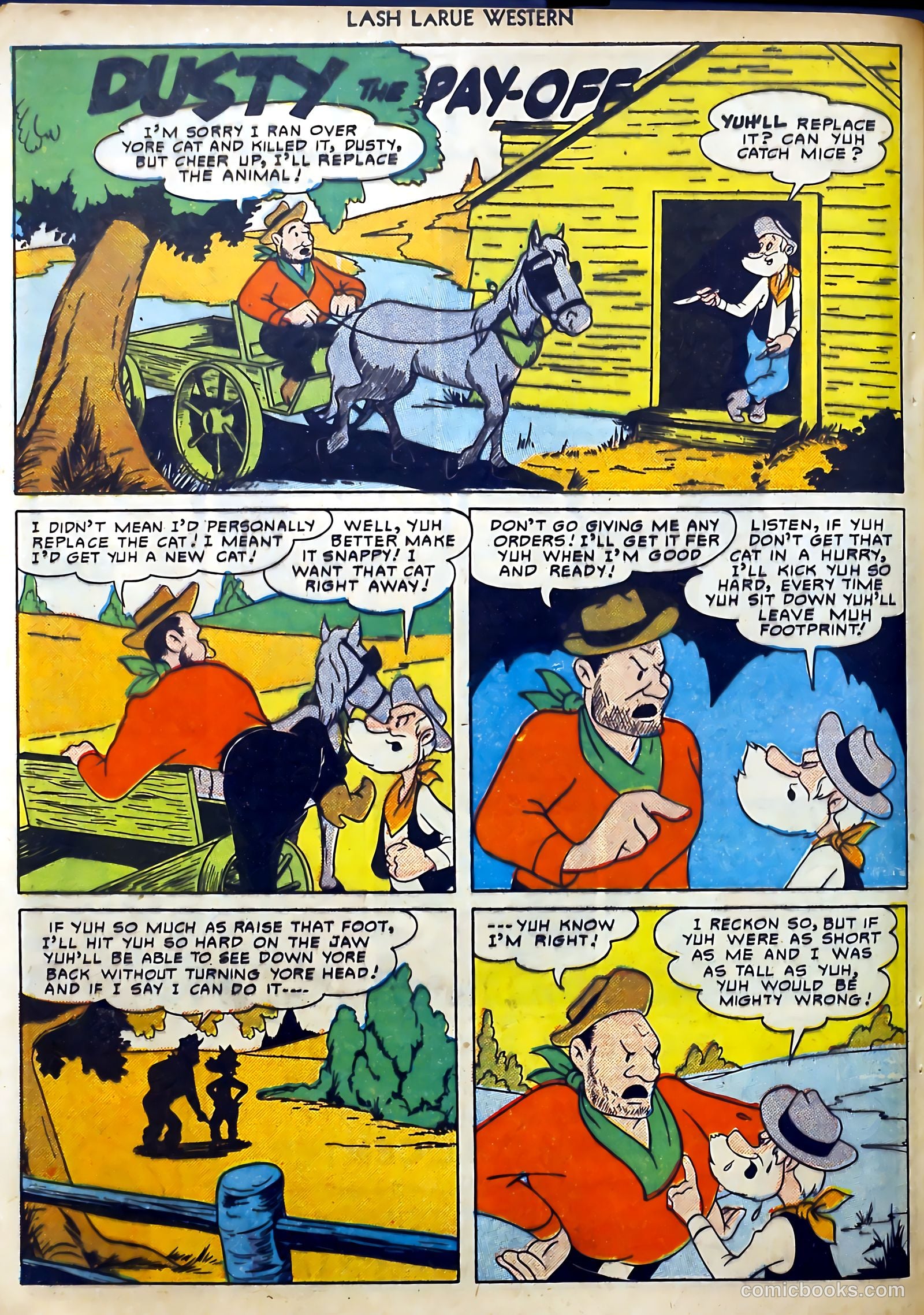 Lash LaRue Western #11 — page 36 of 52
