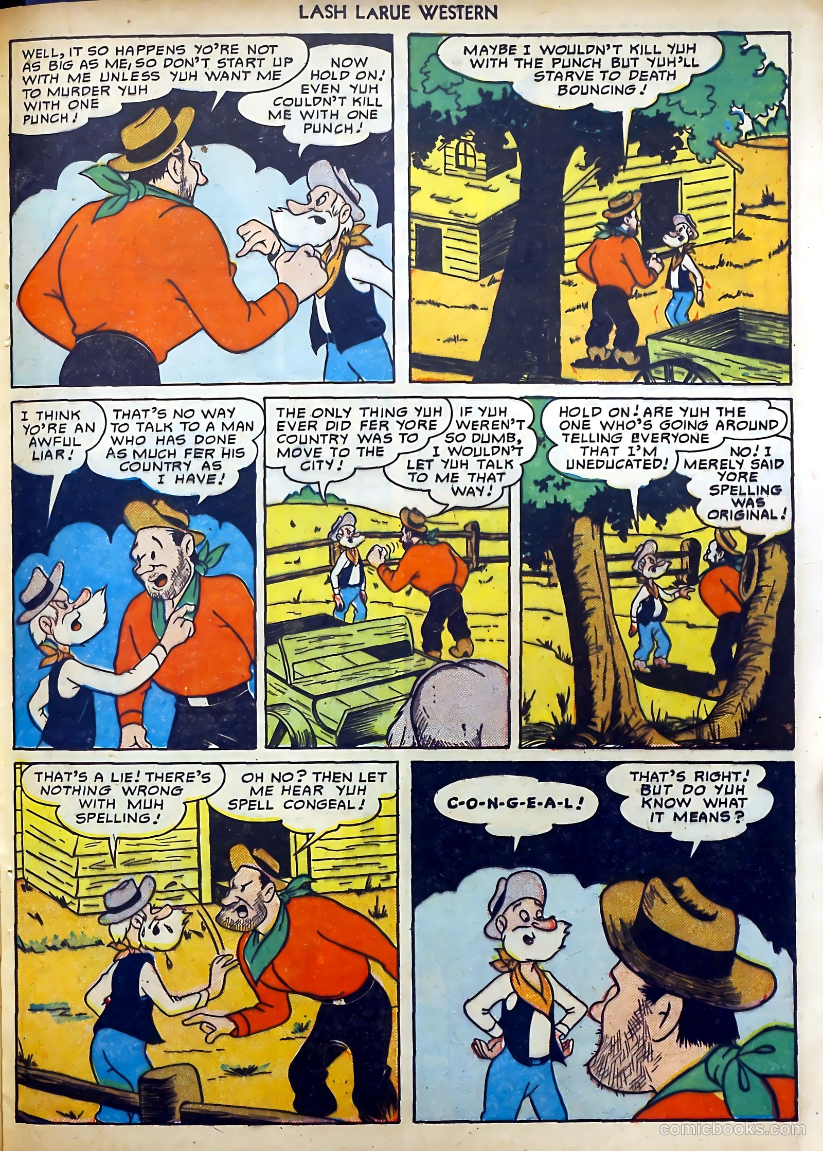Lash LaRue Western #11 — page 37 of 52