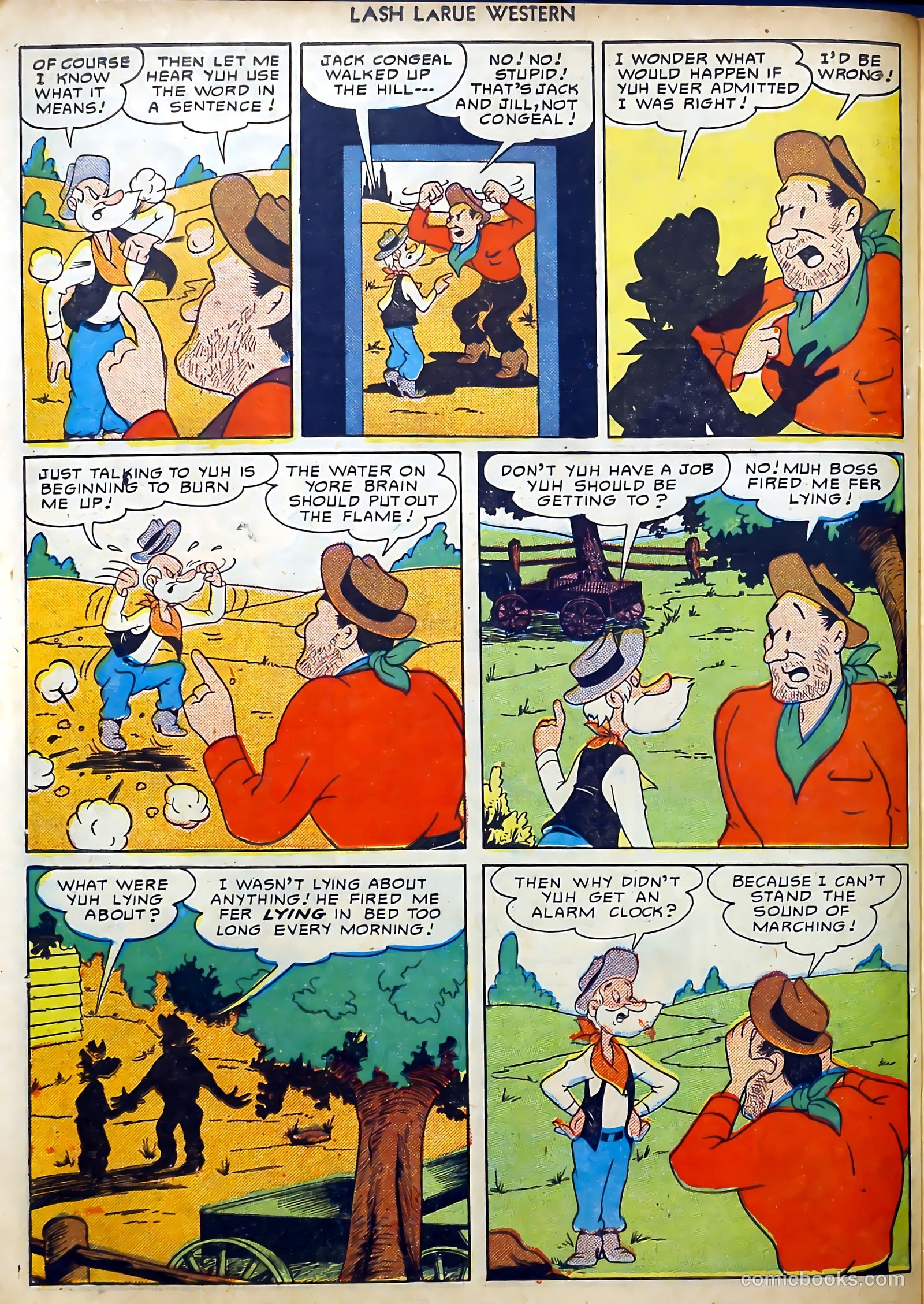 Lash LaRue Western #11 — page 38 of 52