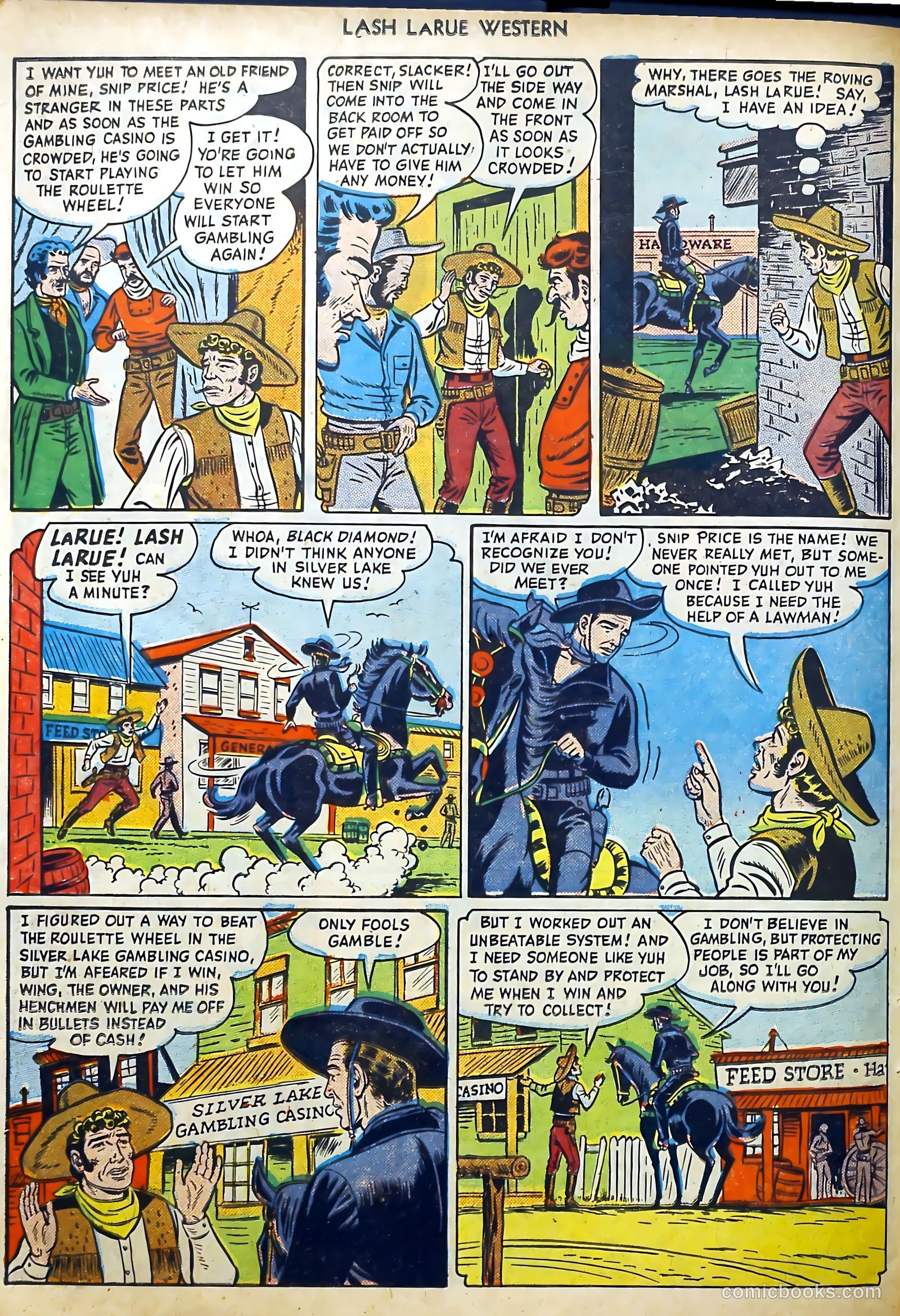 Lash LaRue Western #11 — page 42 of 52
