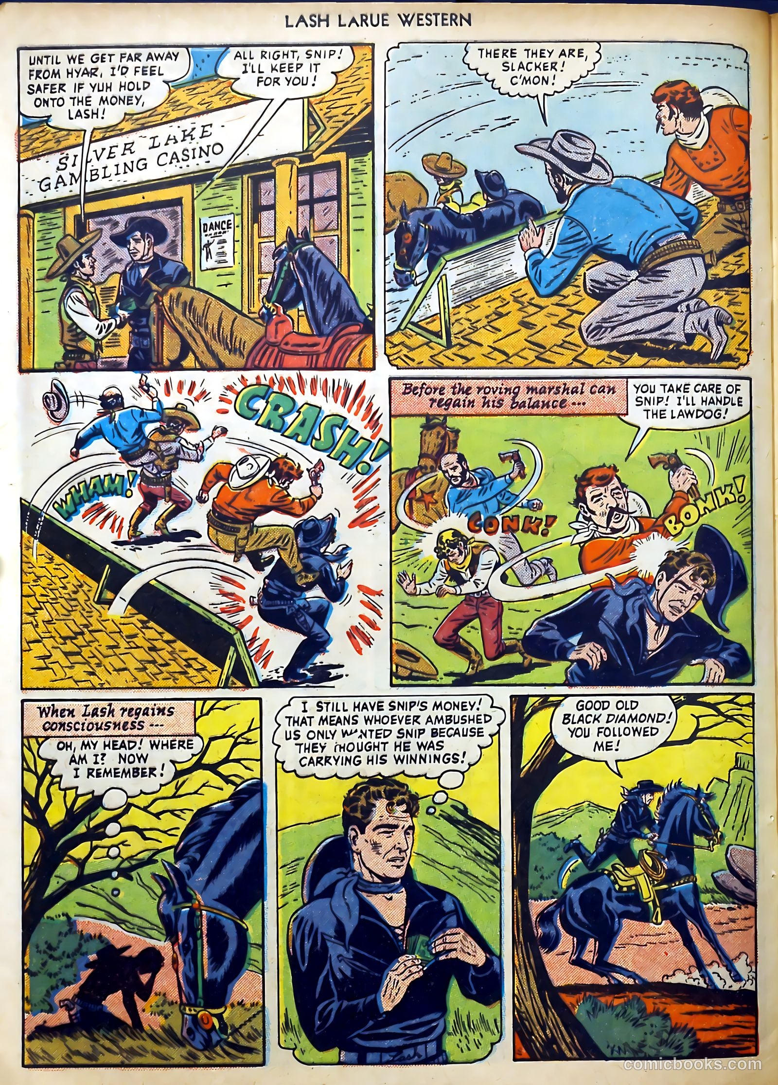Lash LaRue Western #11 — page 44 of 52