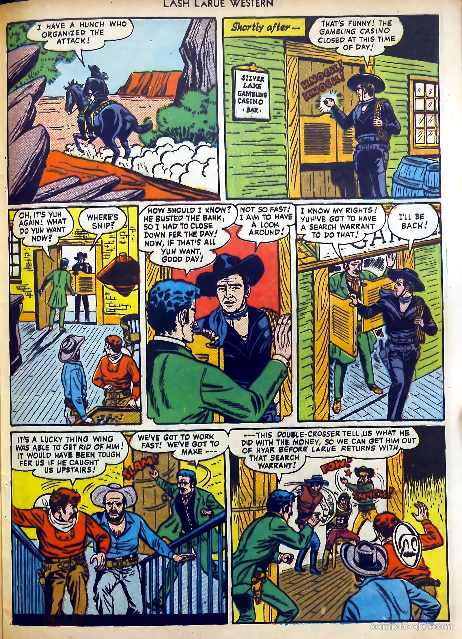 Lash LaRue Western #11 — page 45 of 52