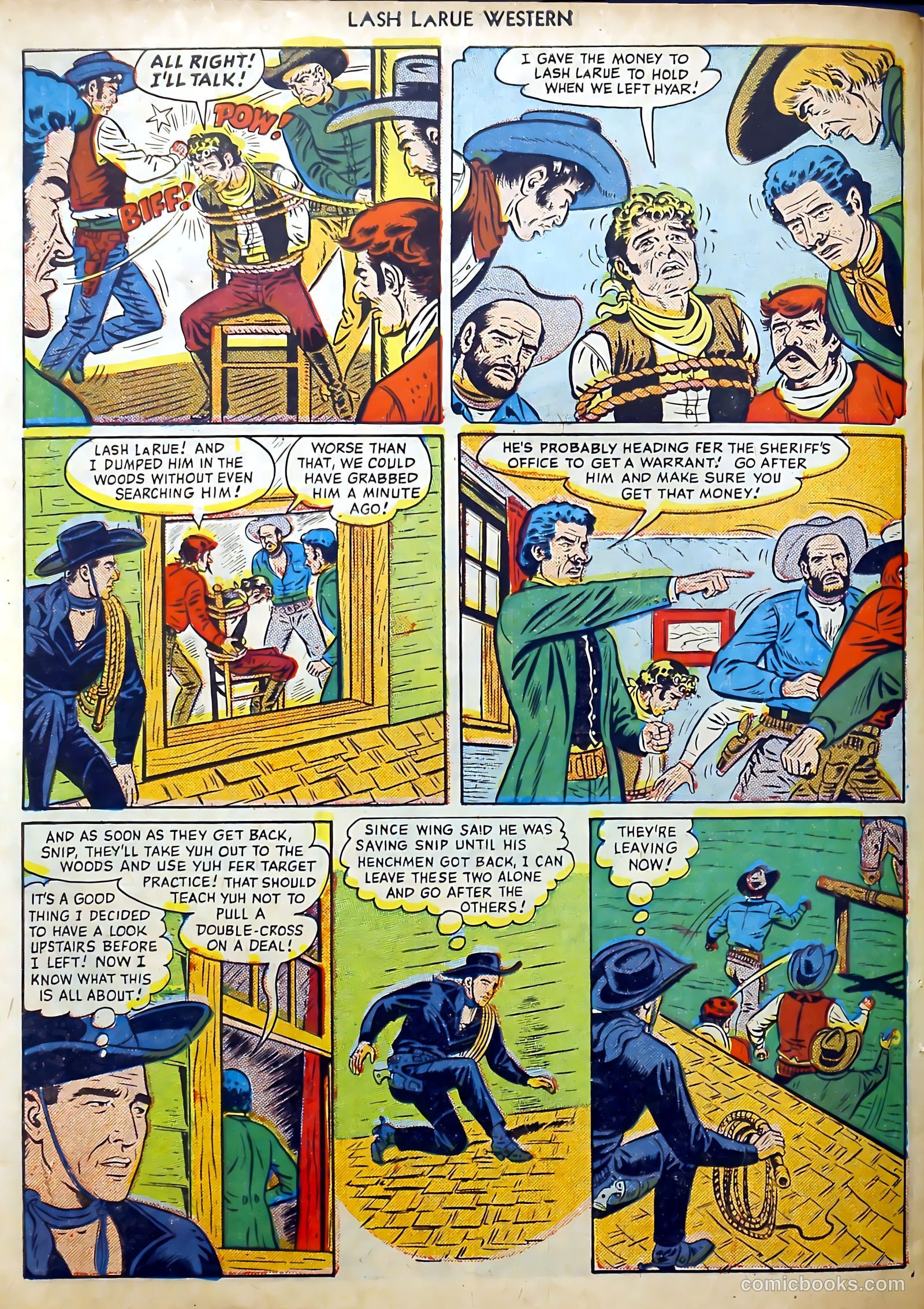 Lash LaRue Western #11 — page 46 of 52