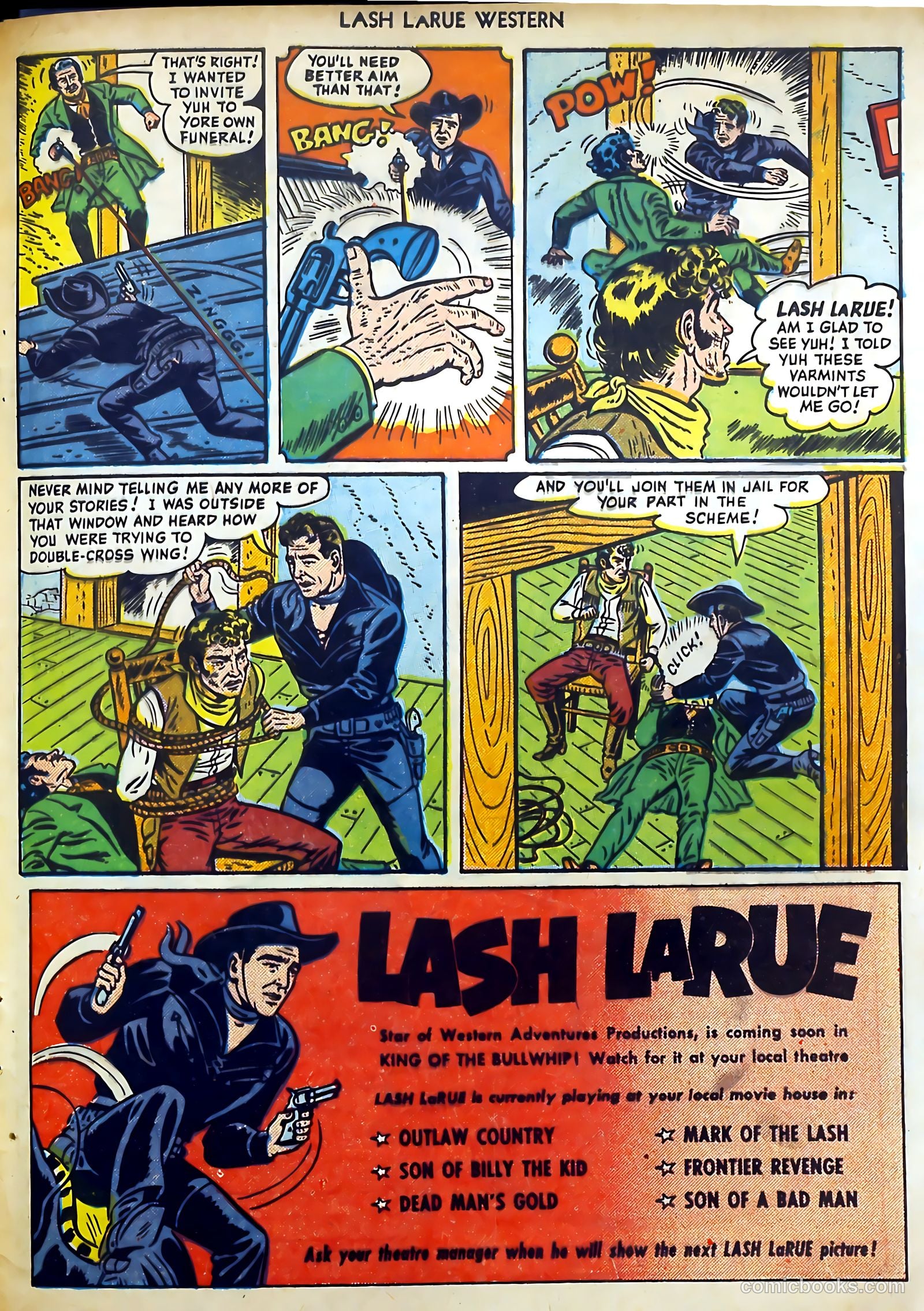 Lash LaRue Western #11 — page 49 of 52