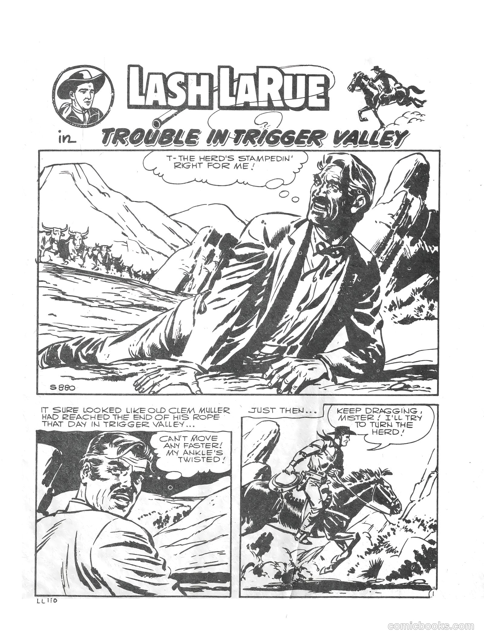 Lash Larue Western #110 — page 3 of 28