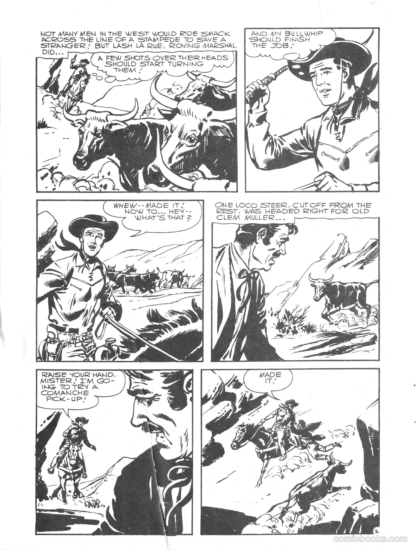 Lash Larue Western #110 — page 4 of 28