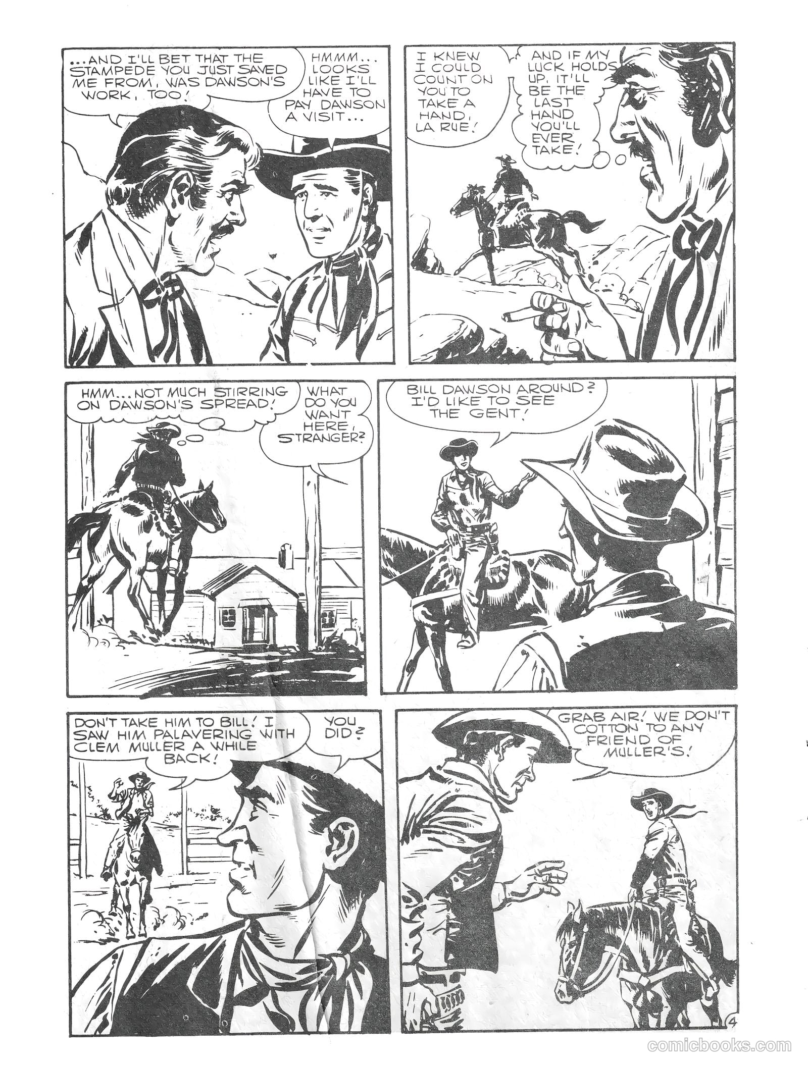 Lash Larue Western #110 — page 6 of 28