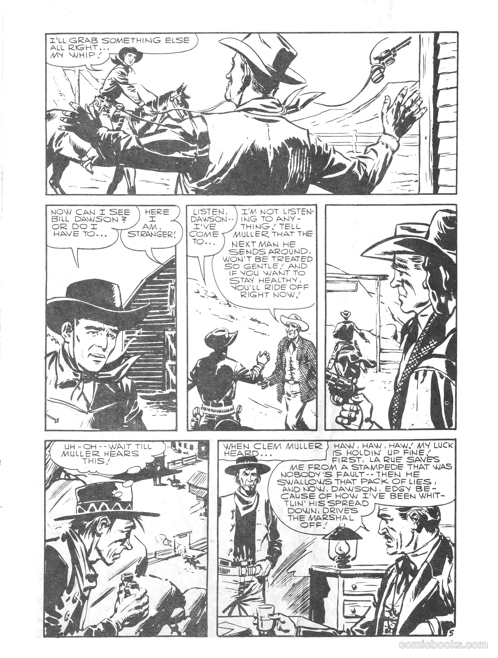 Lash Larue Western #110 — page 7 of 28
