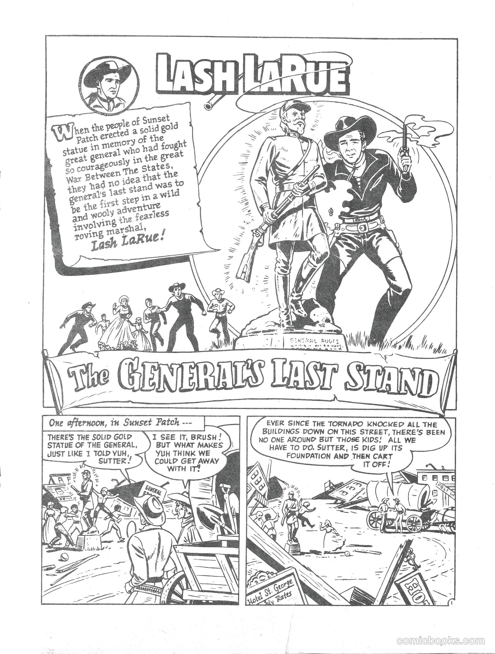 Lash Larue Western #110 — page 15 of 28