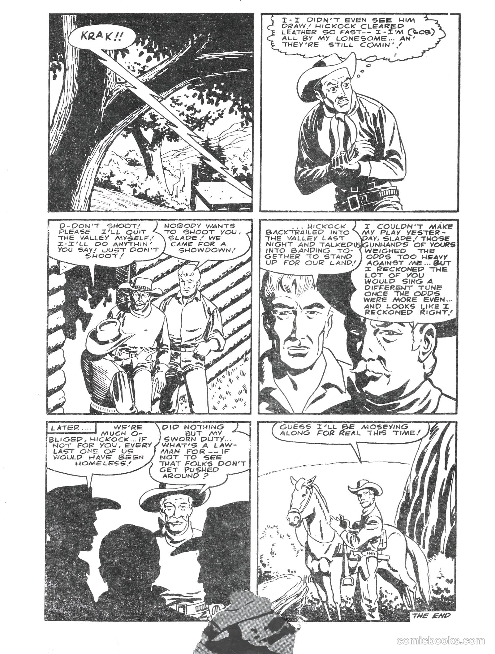 Lash Larue Western #110 — page 27 of 28