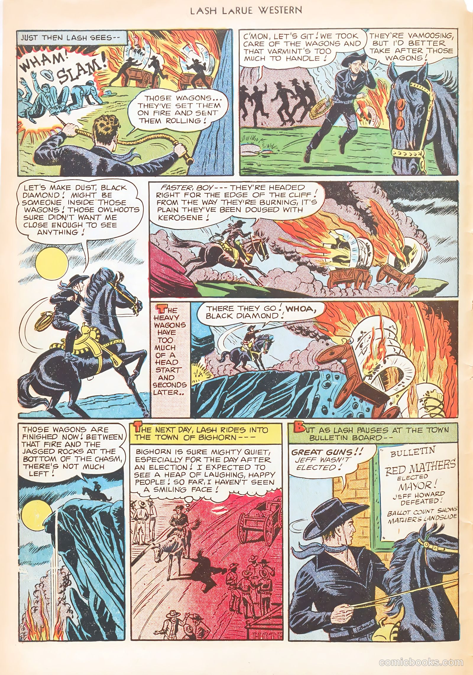 Lash LaRue Western #12 — page 6 of 52