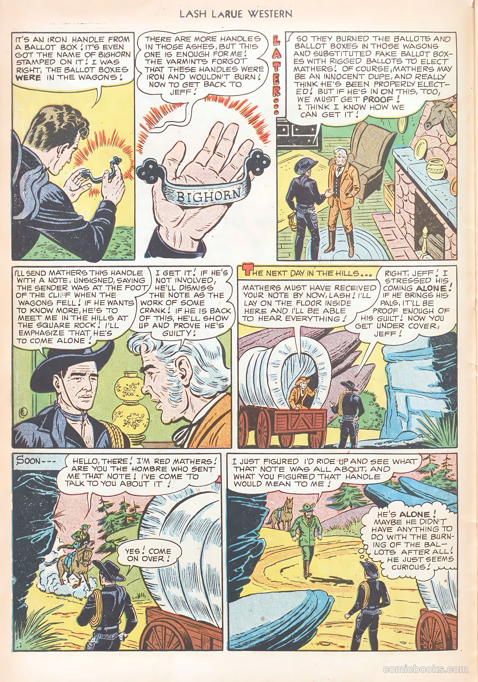 Lash LaRue Western #12 — page 10 of 52