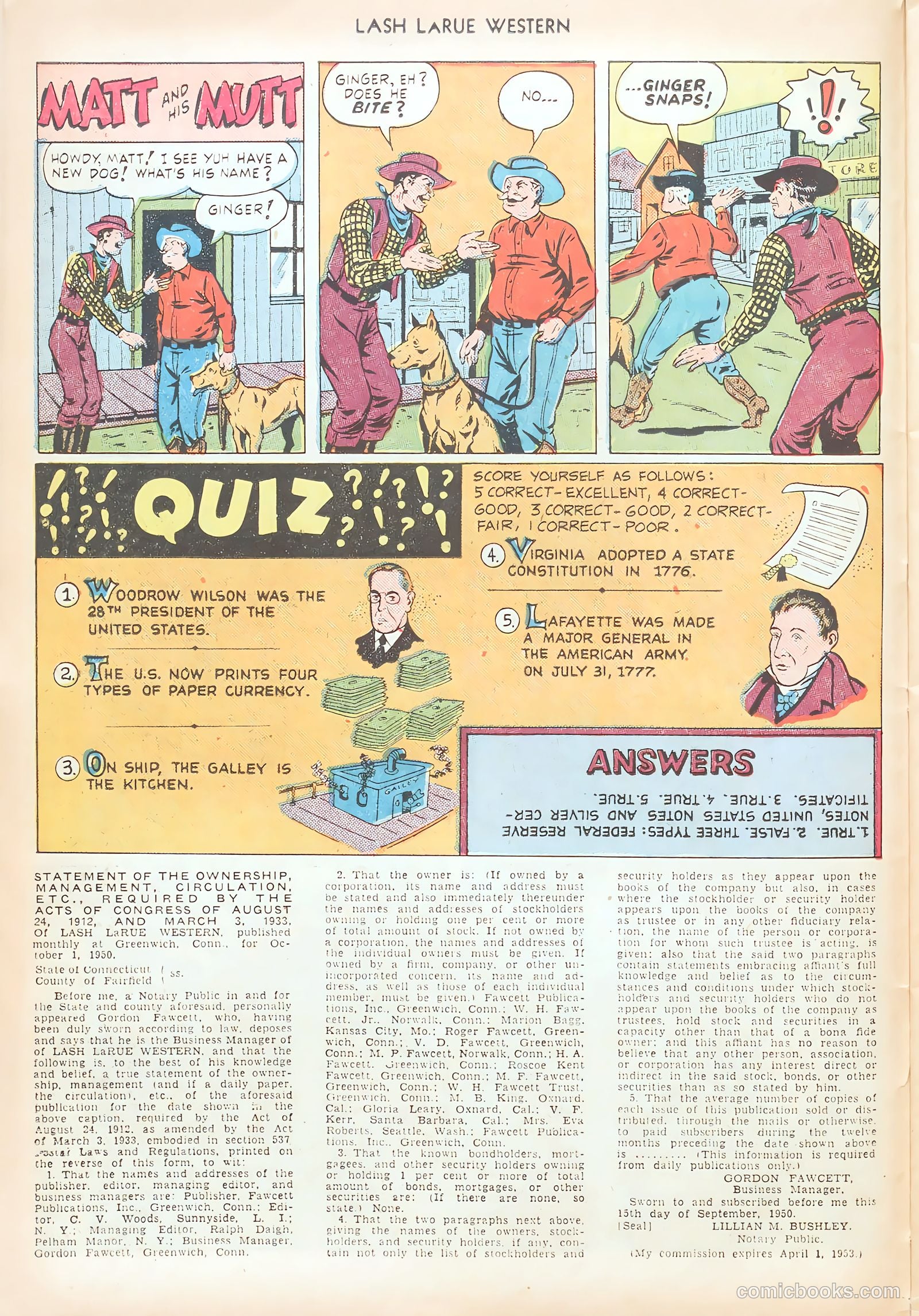Lash LaRue Western #12 — page 14 of 52